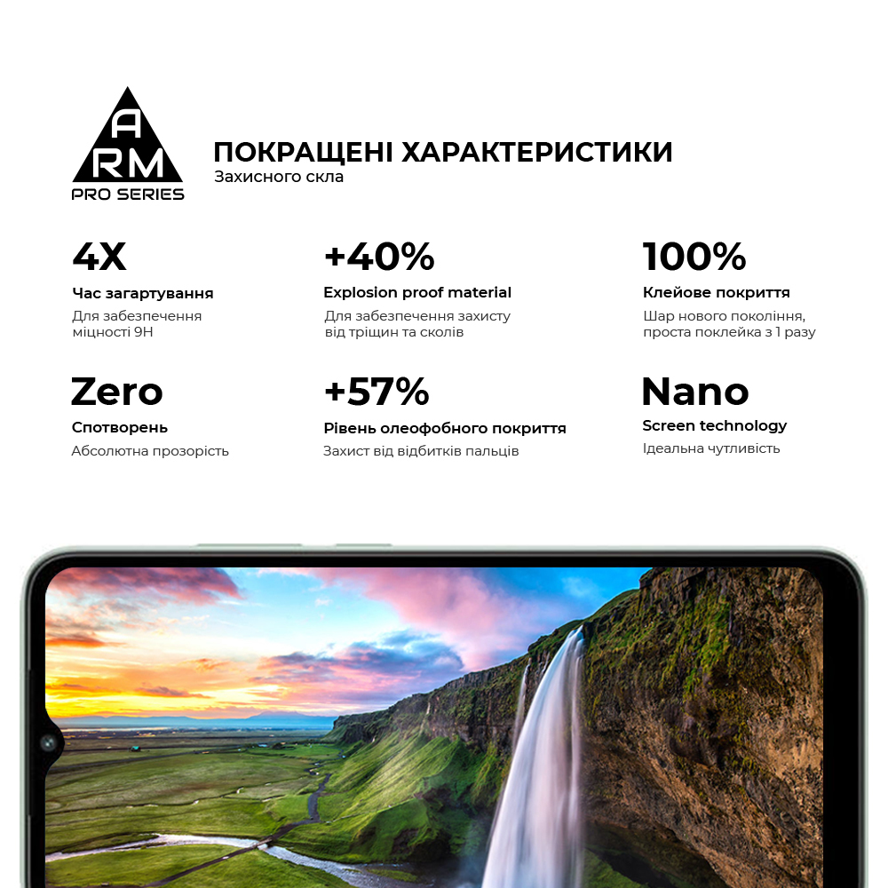 Защитное стекло ArmorStandart Pro для Xiaomi Redmi A1 / A1+ / Poco C50 (ARM62818) фото5