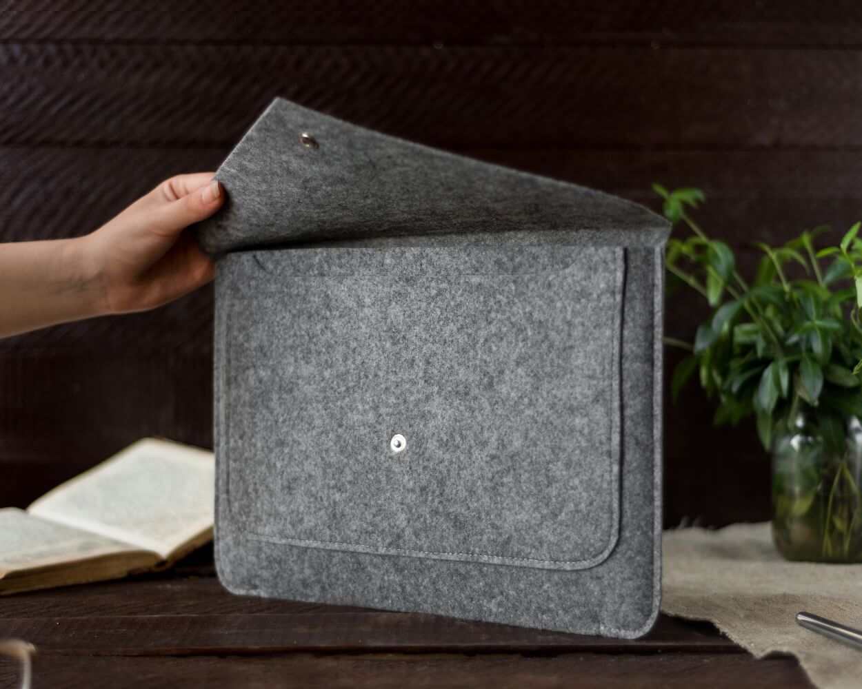 Чехол для ноутбука Gmakin для Macbook Pro 14 світло-сірий (GM07-14) фото11
