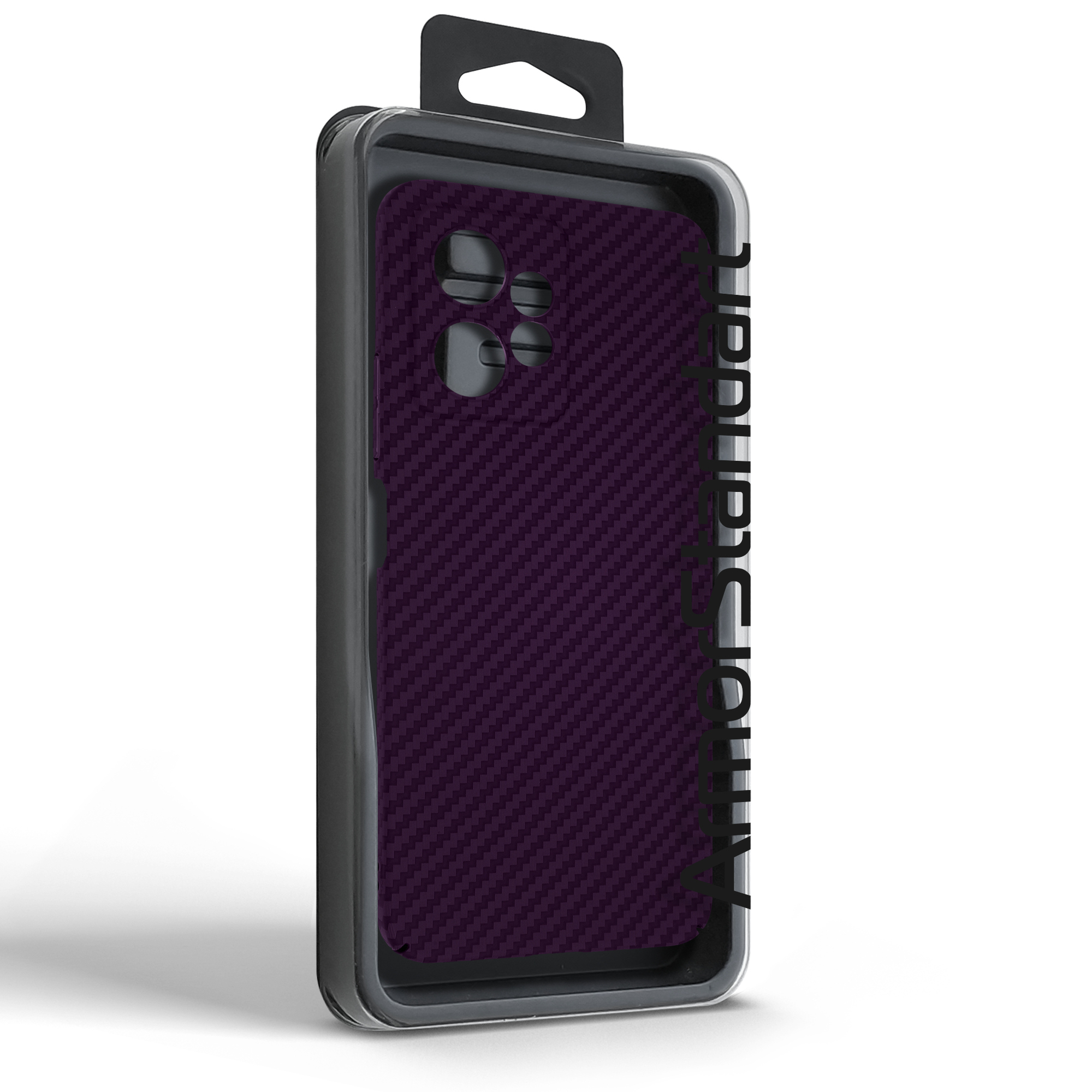 Чохол ArmorStandart LikeCarbon для Xiaomi Redmi Note 12 4G Purple (ARM71948) фото