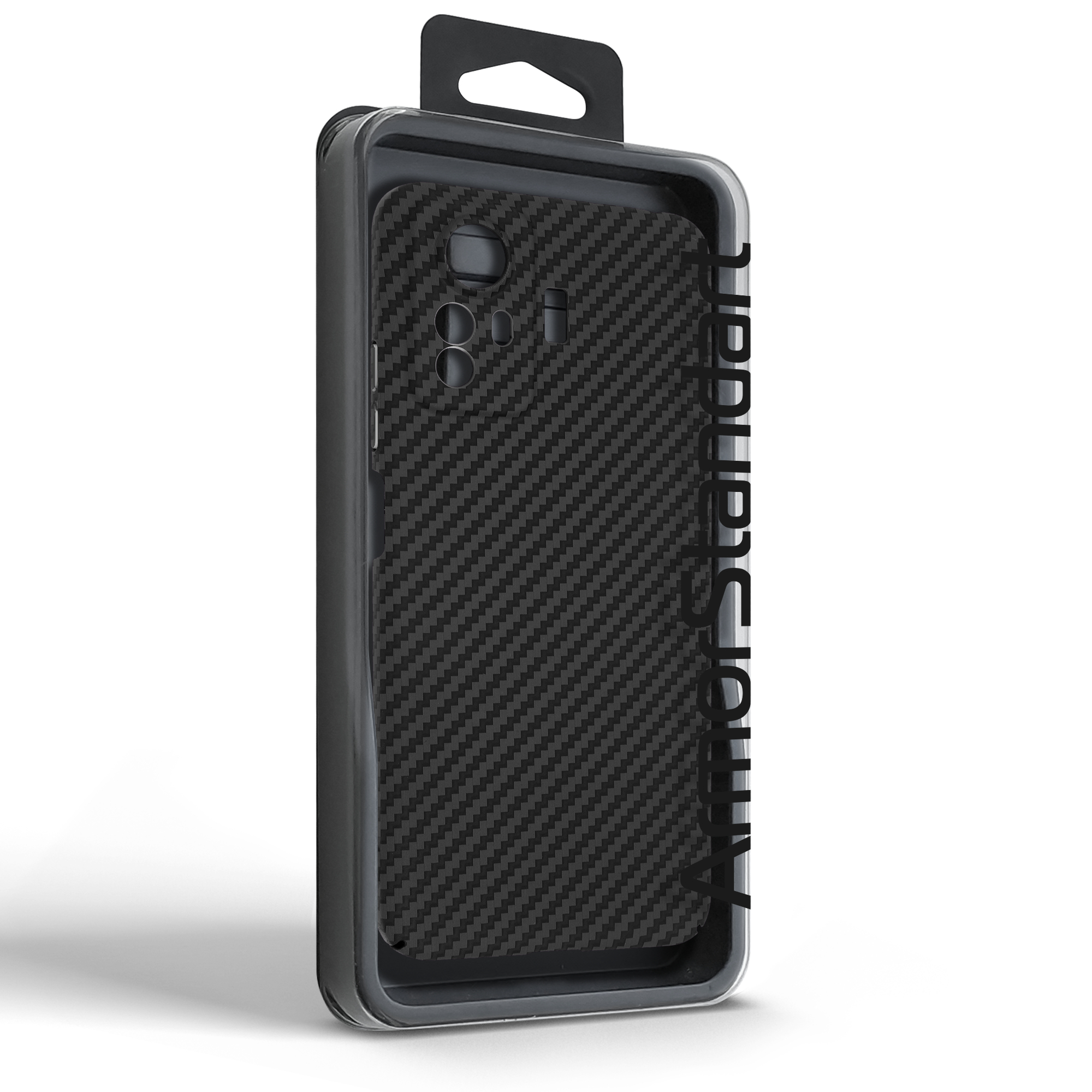 Чехол ArmorStandart LikeCarbon для Xiaomi Redmi Note 12S 4G Black (ARM71949) фото