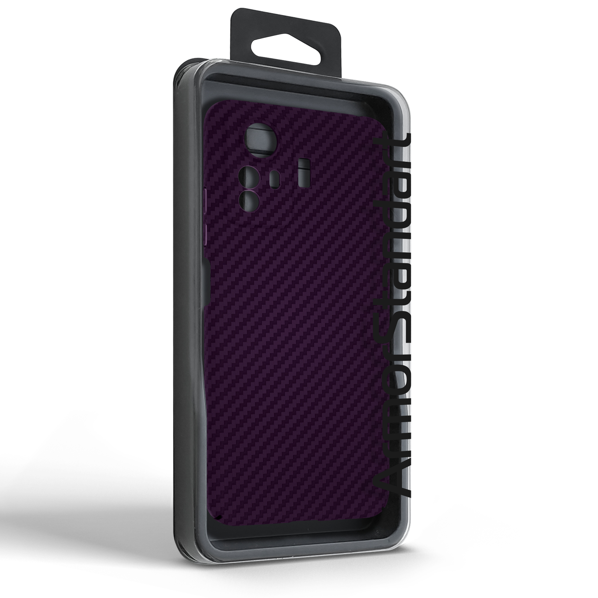 Чохол ArmorStandart LikeCarbon для Xiaomi Redmi Note 12S 4G Purple (ARM71950) фото