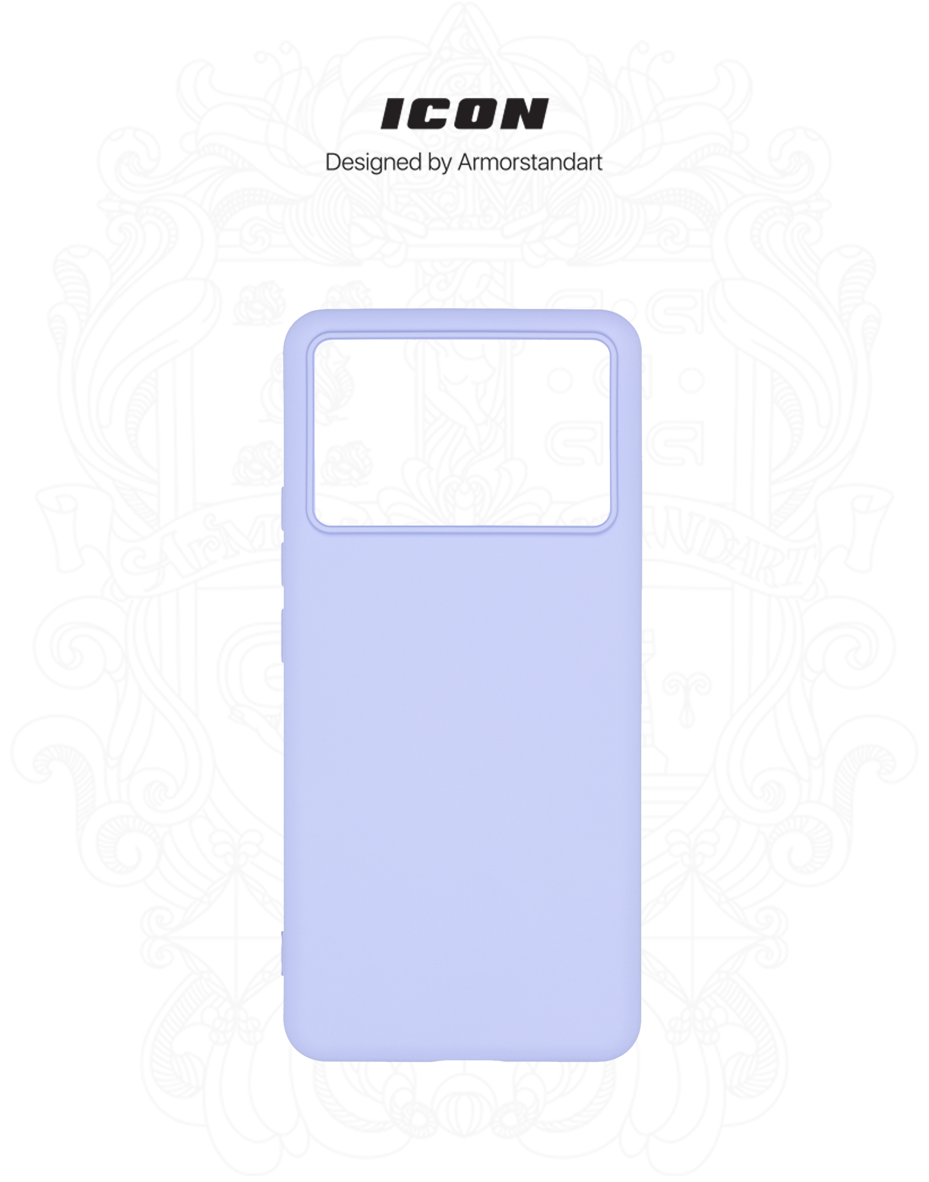 Чехол ArmorStandart ICON для Xiaomi Poco X6 Pro 5G Lavender (ARM73368) фото3