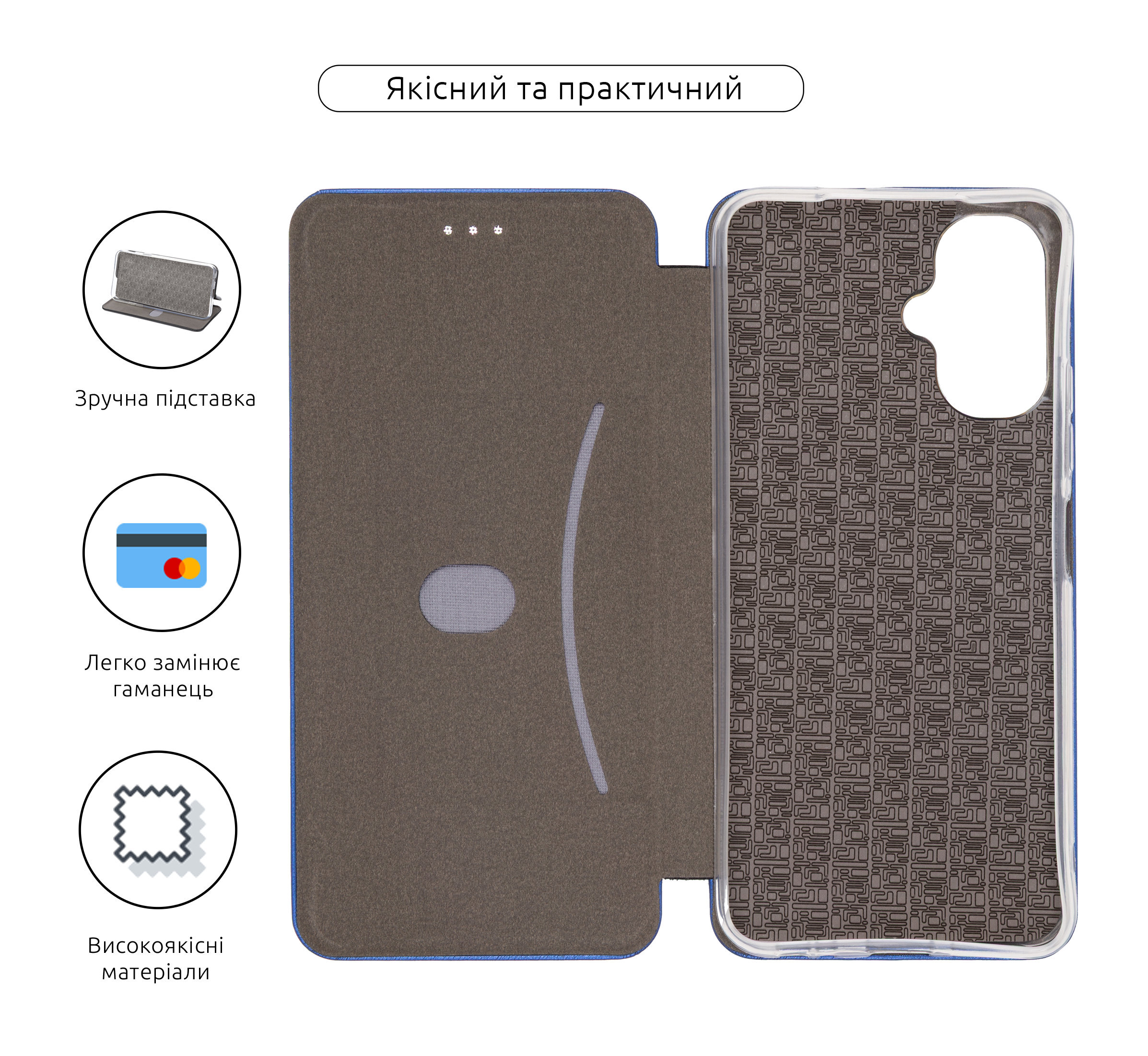 Чехол-книжка ArmorStandart G-Case для Infinix Smart 10 4G Blue (ARM87815) фото