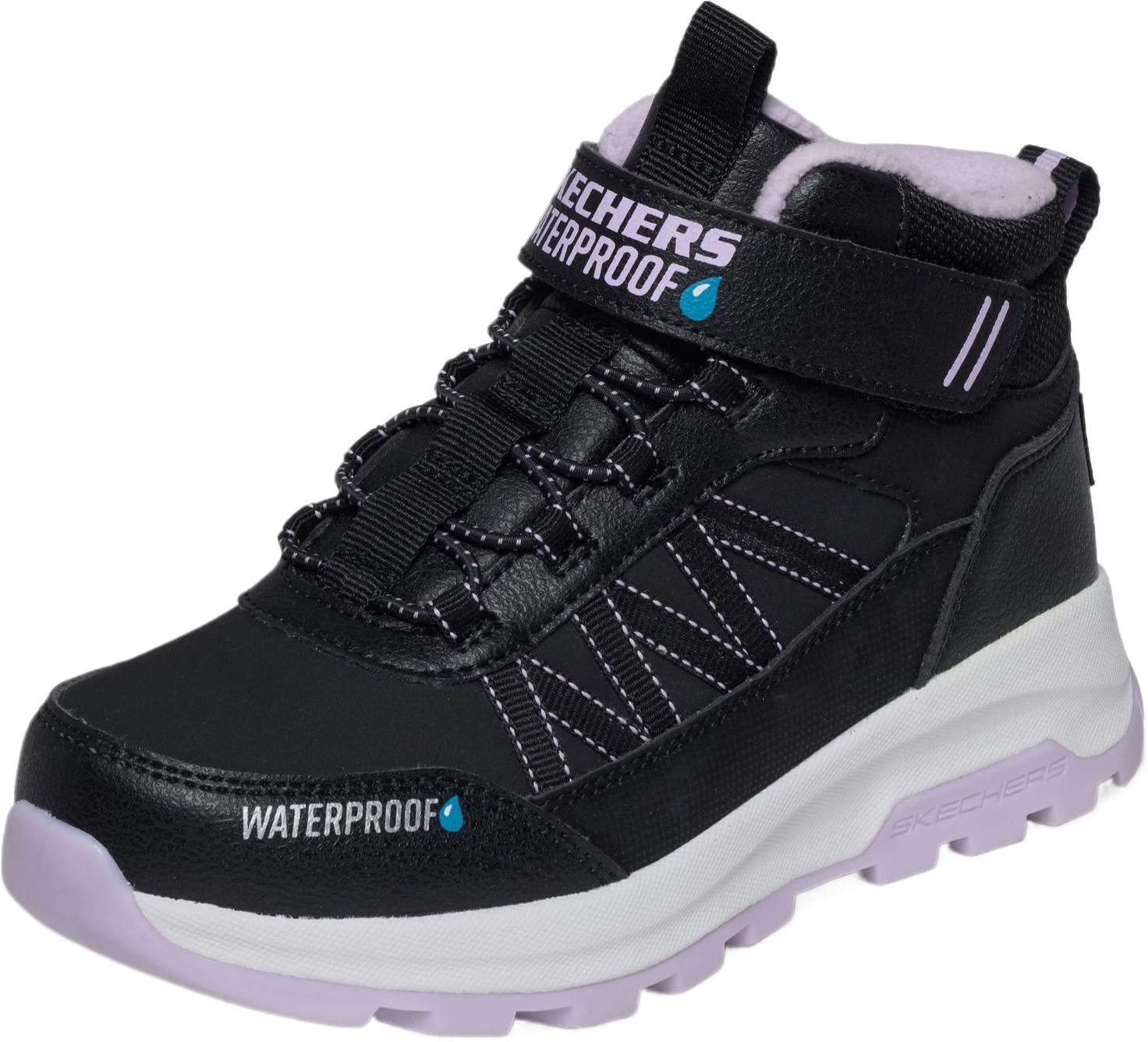 Ботинки для девочек Skechers Verloma 303493L BKLV 33.5 (2 US) черные фото4