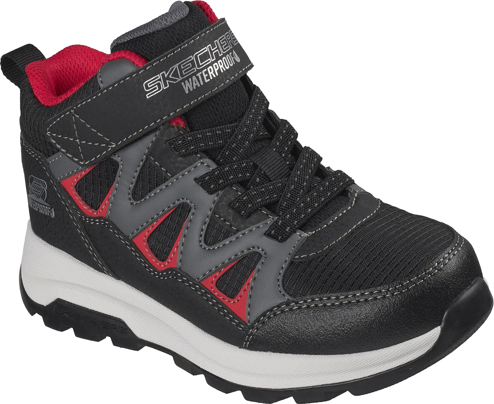 Ботинки для мальчиков Skechers Contour Foam 406377L BKRD 32 (1 US) черные фото3