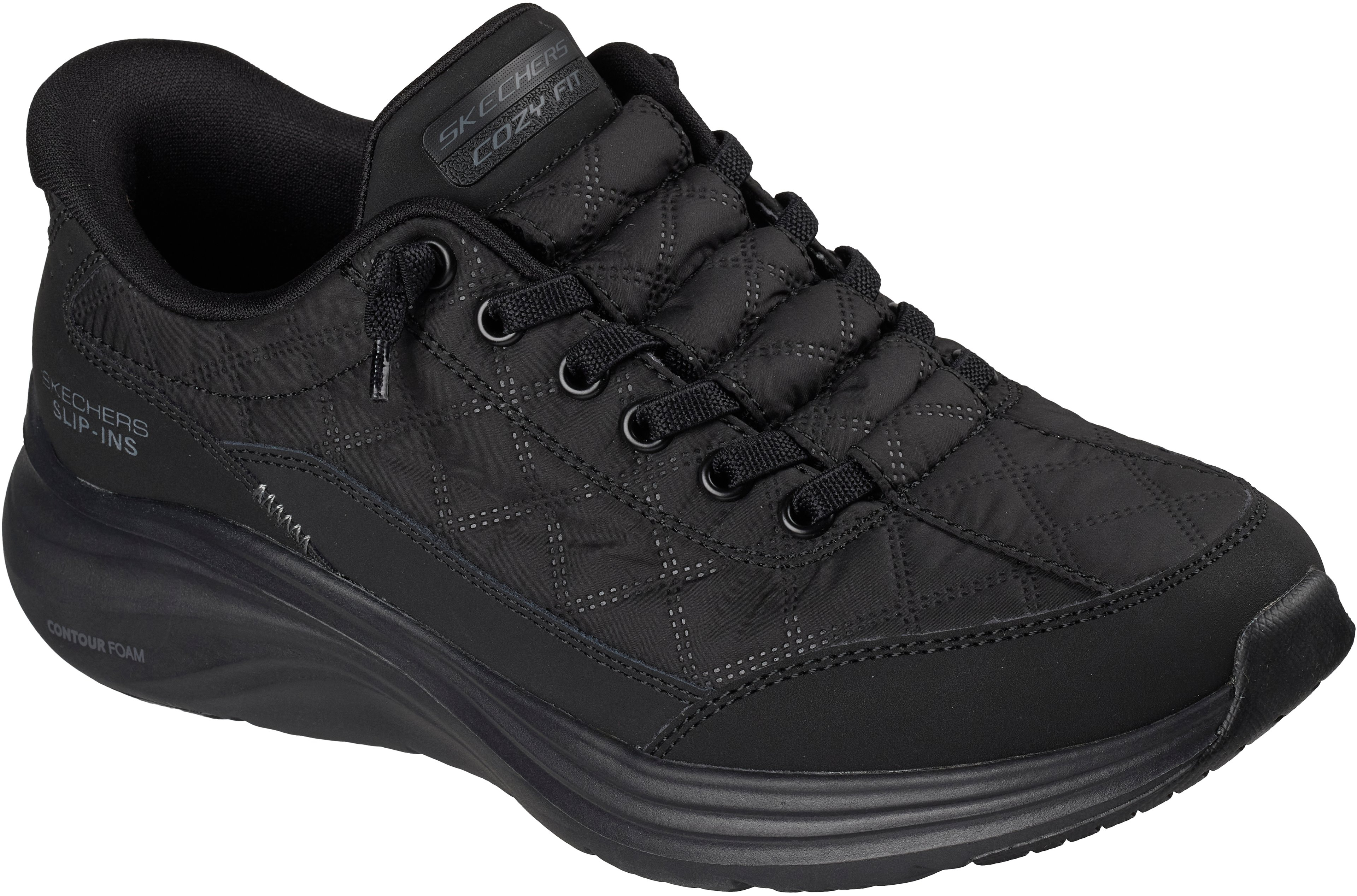 Кроссовки женские Skechers Contour Foam - Cozy Fit 150404 BBK 38 (8 US) черные фото3