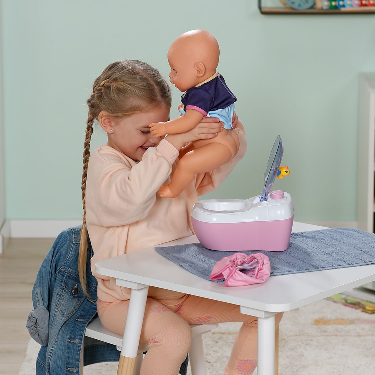Интерактивный унитазик для куклы Baby Born – Маленький туалет (звук) (837542) фото6