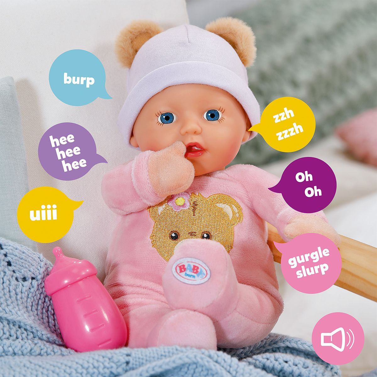 Интерактивная кукла Baby Born – Рози (30 см) (840481) фото5