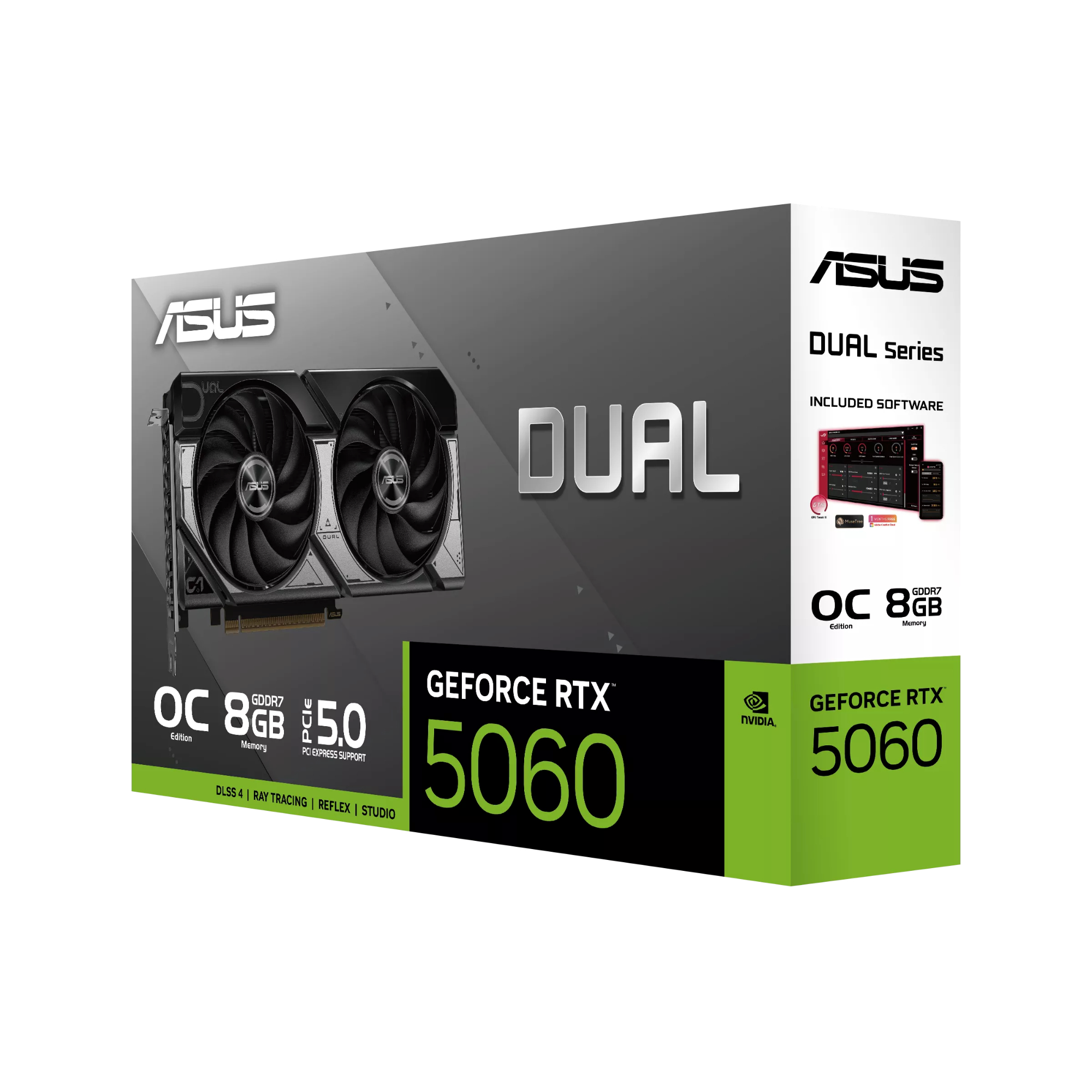 Видеокарта ASUS GeForce RTX 5060 8GB GDDR7 Dual OC (90YV0PS0-M0NA00) фото8
