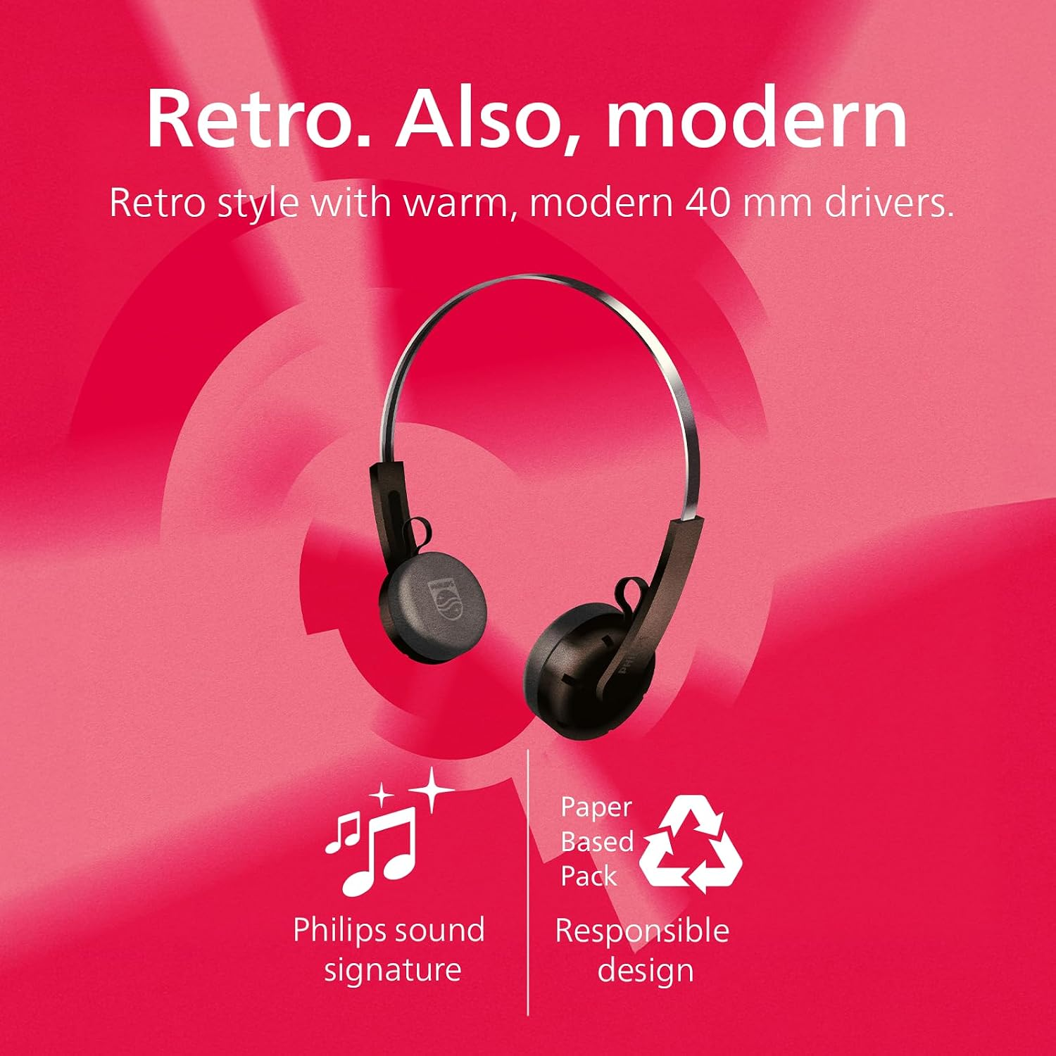Навушники On-ear Philips TAH2000 BT 5.4, Wireless, Mic Синій (TAH2000TL/00) фото3