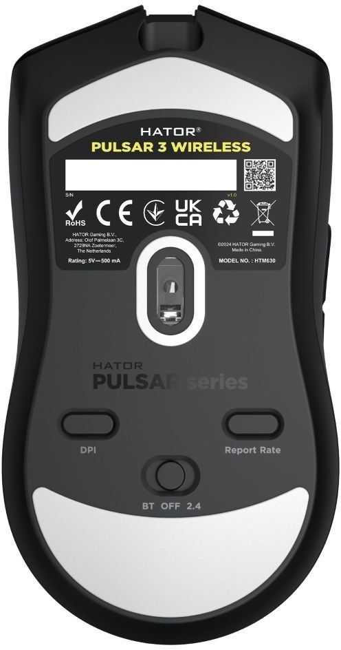 Игровая мышь Hator Pulsar 3 Wireless Black (HTM630) фото