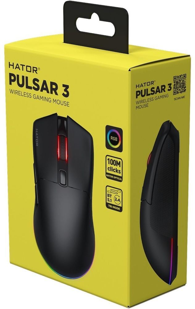 Игровая мышь Hator Pulsar 3 Wireless Black (HTM630) фото
