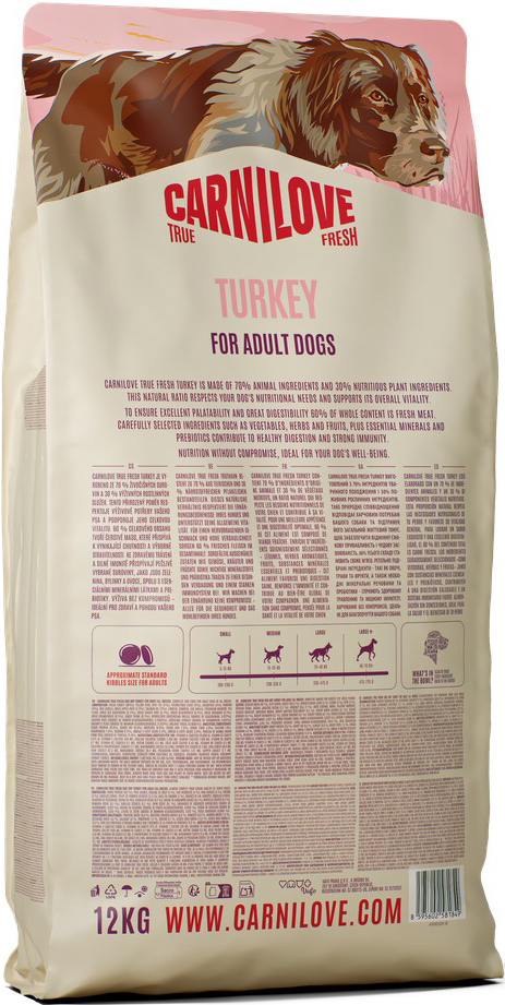 Корм сухой для собак Carnilove True Fresh Turkey индейка 12 кг (8595602581849) фото2
