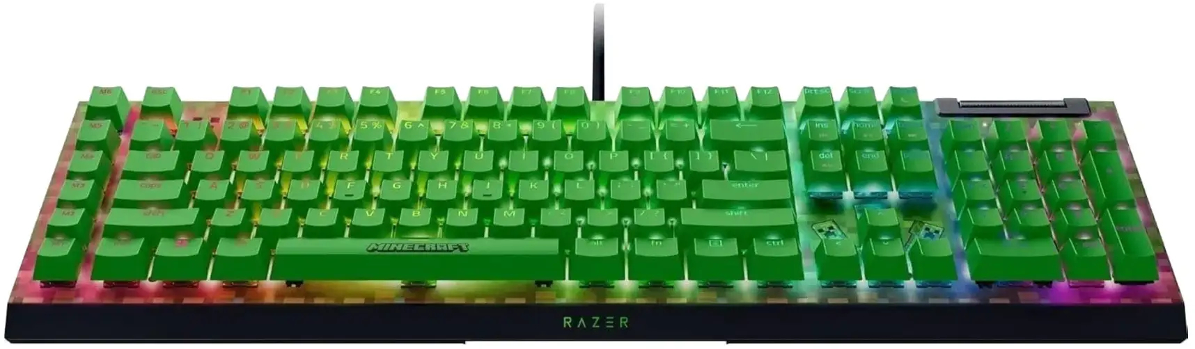 Игровая клавиатура Razer BlackWidow V4 X Minecraft Edition (RZ03-04704100-R3M1) фото