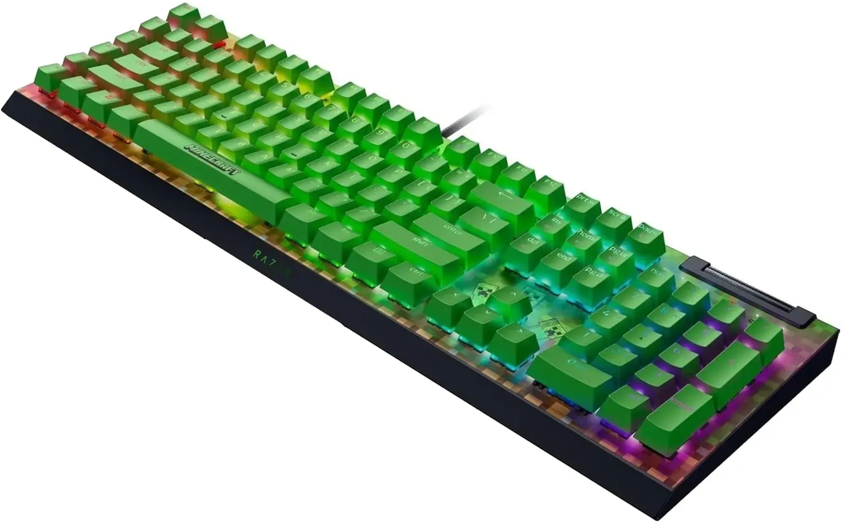 Игровая клавиатура Razer BlackWidow V4 X Minecraft Edition (RZ03-04704100-R3M1) фото