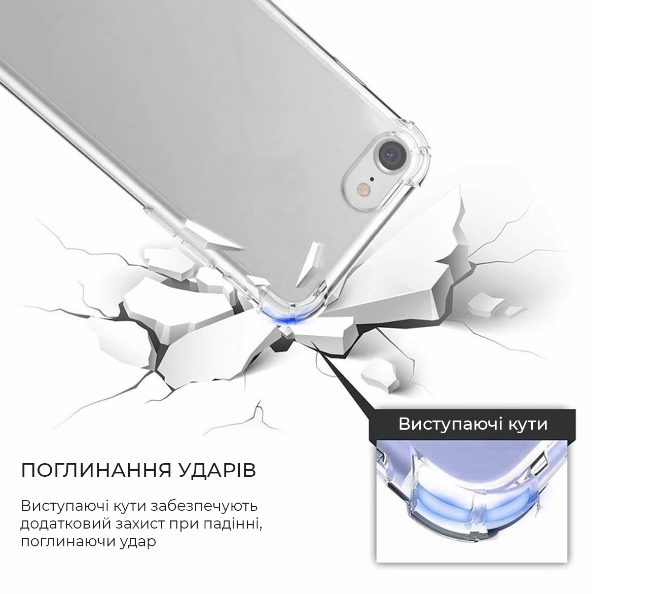 Чехол ArmorStandart Air Force для OPPO Reno5 Camera cover Clear (ARM58575) фото3