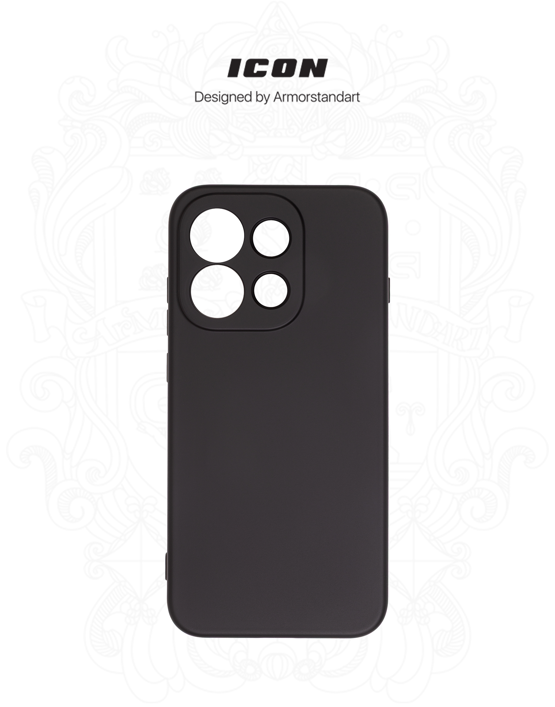 Чехол ArmorStandart ICON для OPPO Reno16 Pro 5G Camera cover Black (ARM92253) фото