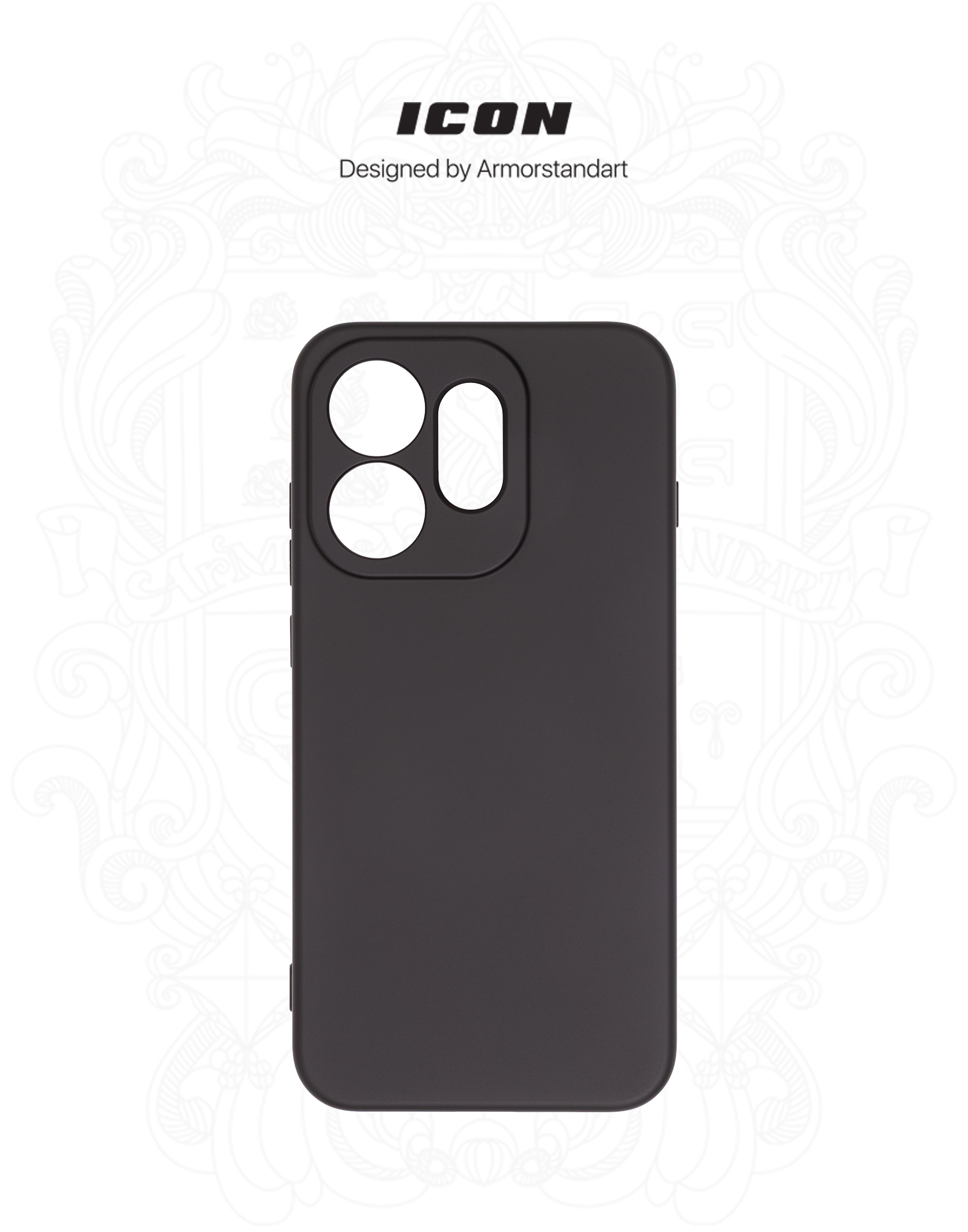 Чехол ArmorStandart ICON для OPPO Reno16 5G Camera cover Black (ARM92254) фото
