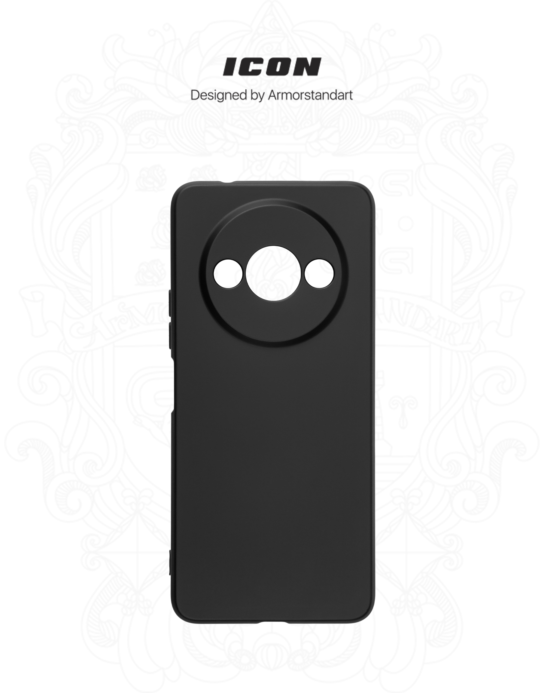 Чехол ArmorStandart ICON для Xiaomi Redmi A3 Camera cover Black (ARM78512) фото3