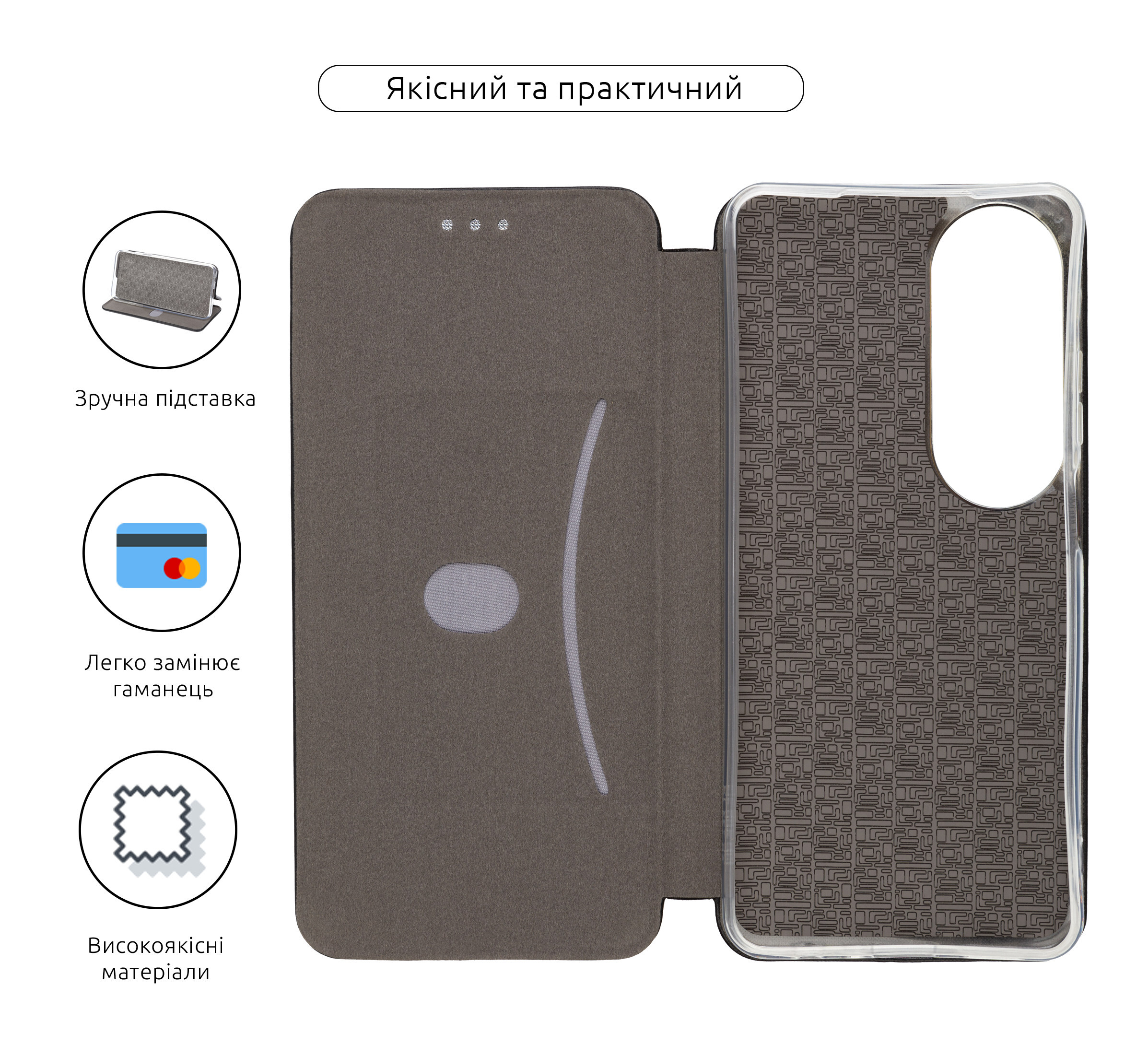 Чехол-книжка ArmorStandart G-Case для OPPO A60 4G Black (ARM78580) фото3