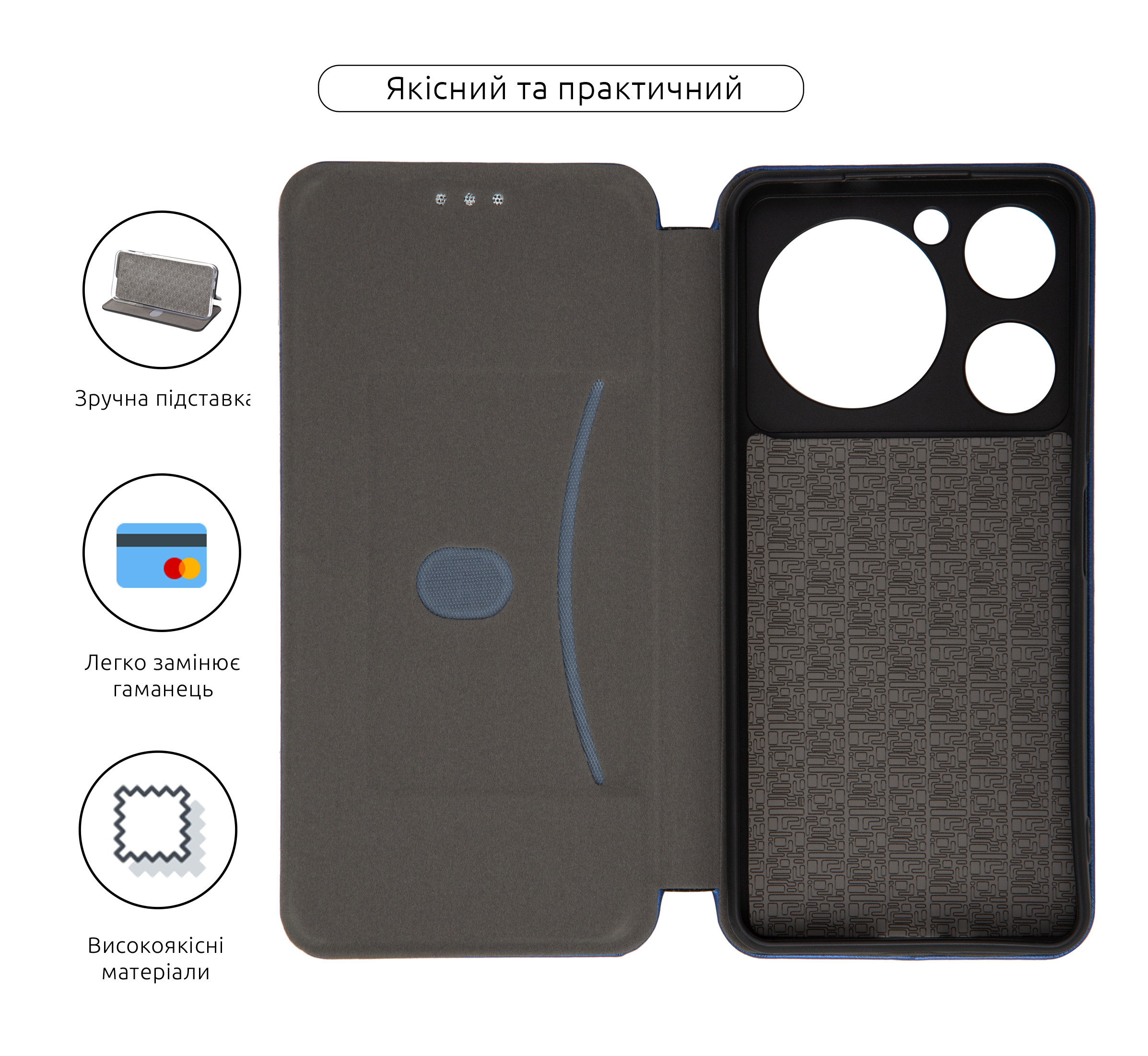 Чехол-книжка ArmorStandart G-Case для ZTE Nubia Music Blue (ARM78996) фото