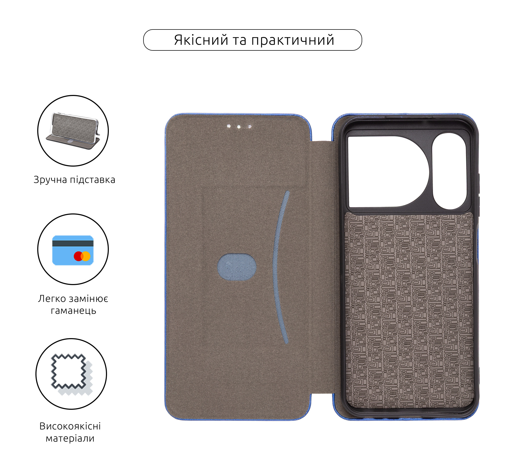 Чехол-книжка ArmorStandart G-Case для ZTE Nubia Music 2 Blue (ARM83612) фото