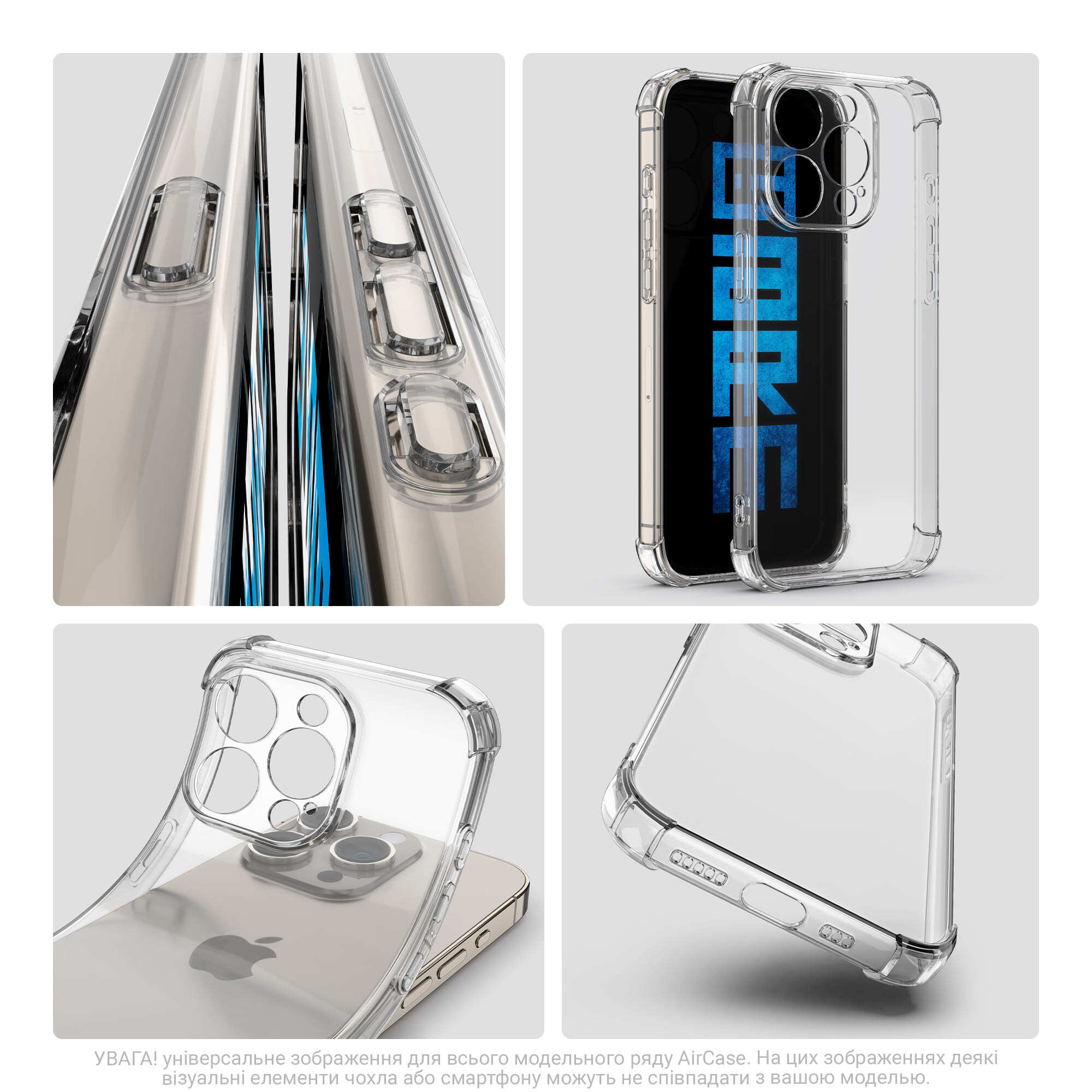 Чехол ArmorStandart Air Force для Realme 14T Camera cover Clear (ARM83881) фото4