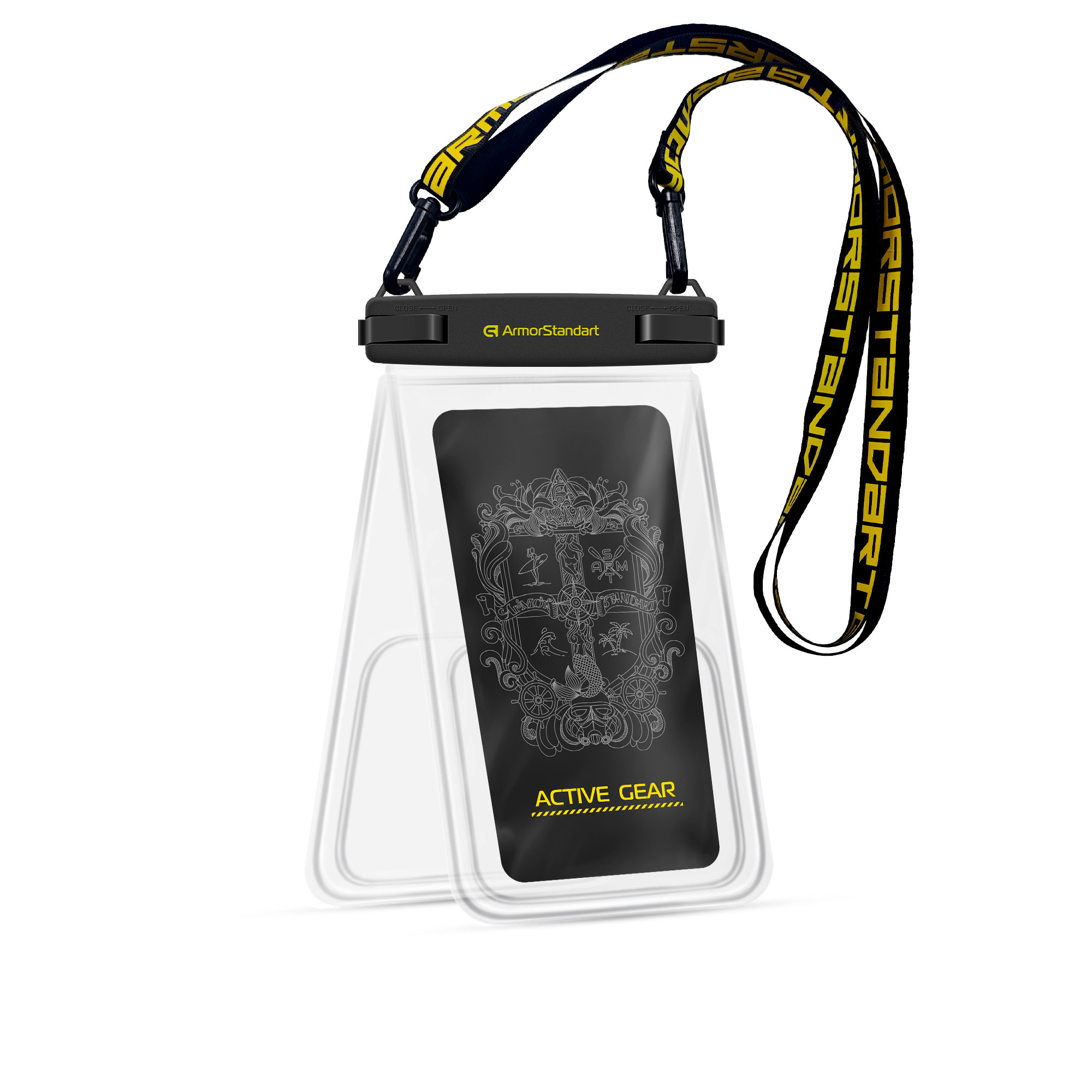 Водонепроникний Чехол ArmorStandart Сapsule Double Pockets Black (ARM84415) фото2
