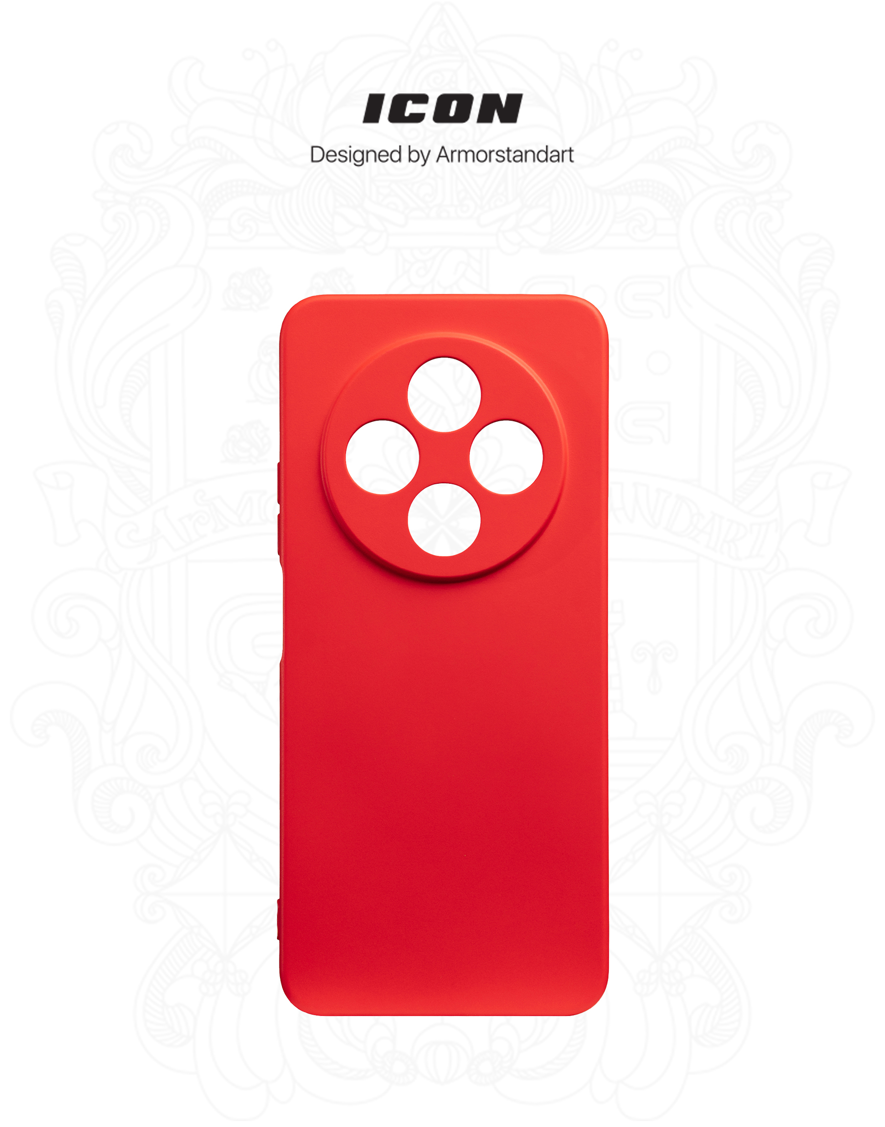 Чехол ArmorStandart ICON для Xiaomi Redmi 17C 4G Camera cover Red (ARM92961) фото3