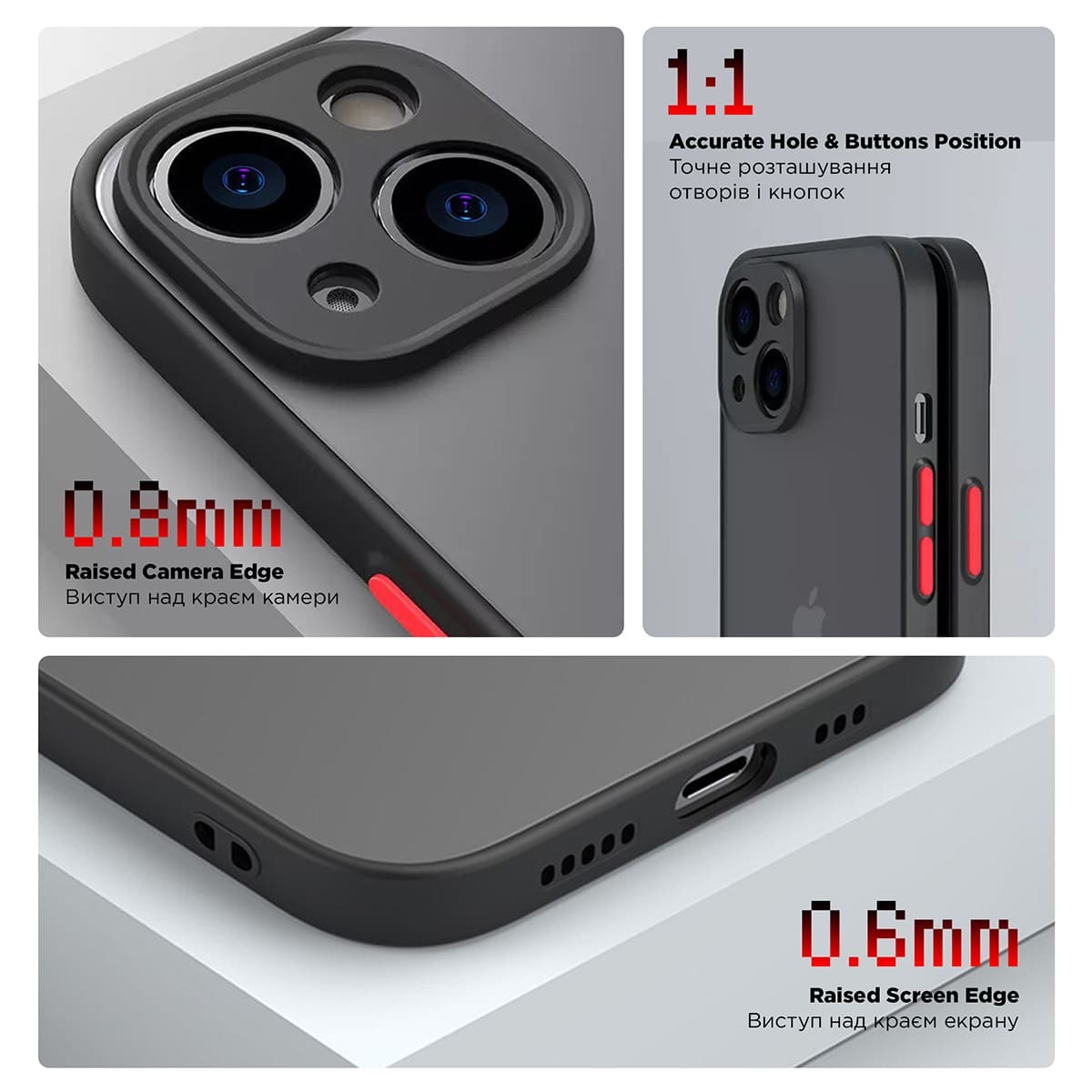 Чехол ArmorStandart Frosted Matte для Xiaomi Redmi 10C Black (ARM66733) фото3