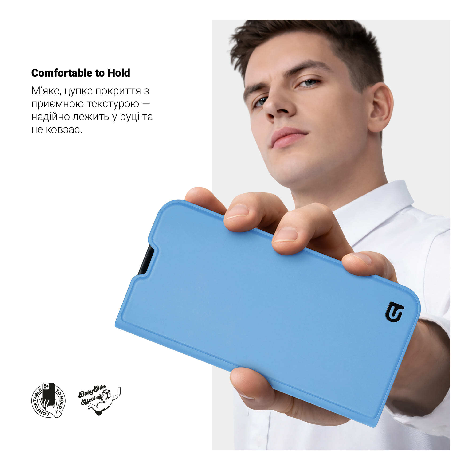 Чехол-книжка ArmorStandart OneFold Case для ZTE Blade A75 4G Light Blue (ARM81672) фото