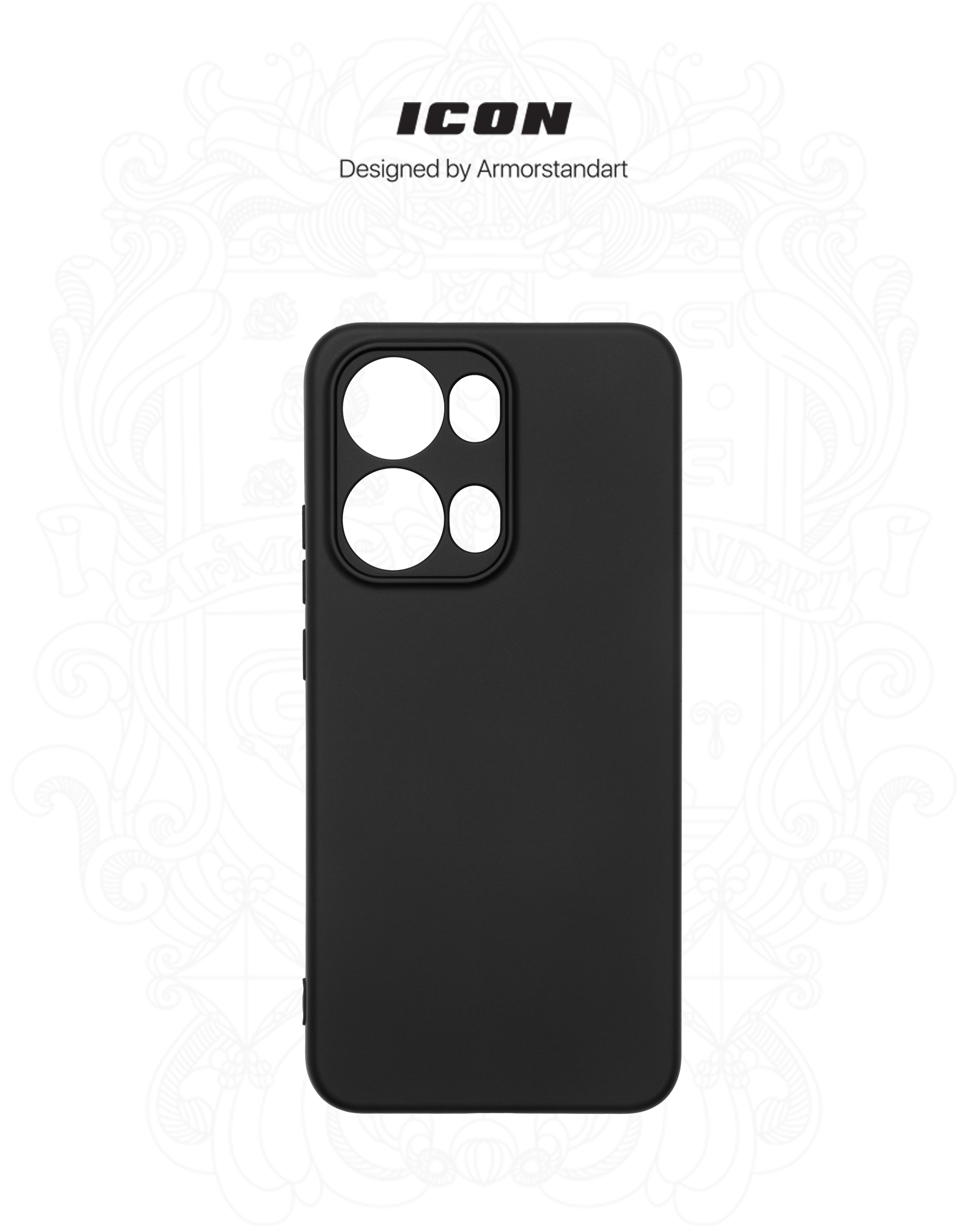 Чехол ArmorStandart ICON для OPPO Reno13 Pro 5G Camera cover Black (ARM81893) фото