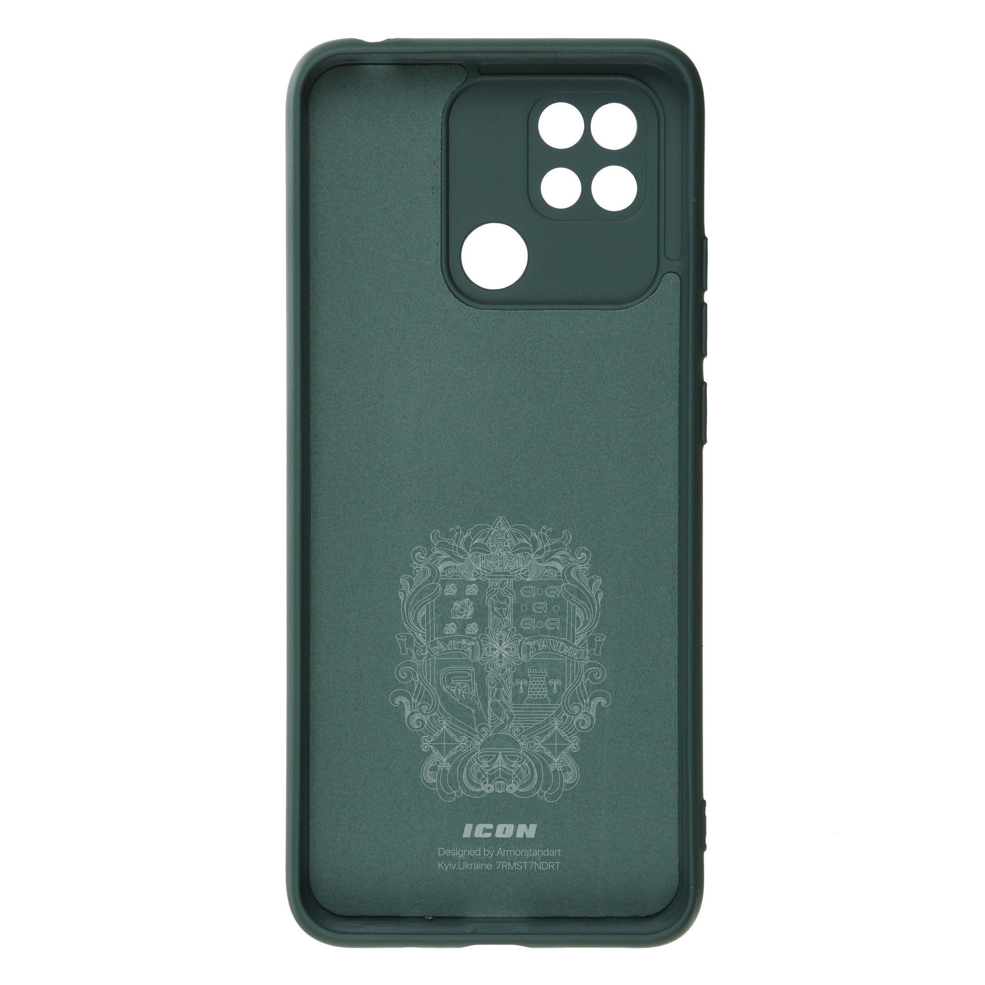 Чехол ArmorStandart ICON для Xiaomi Redmi 10C Camera cover Dark Green (ARM61311) фото