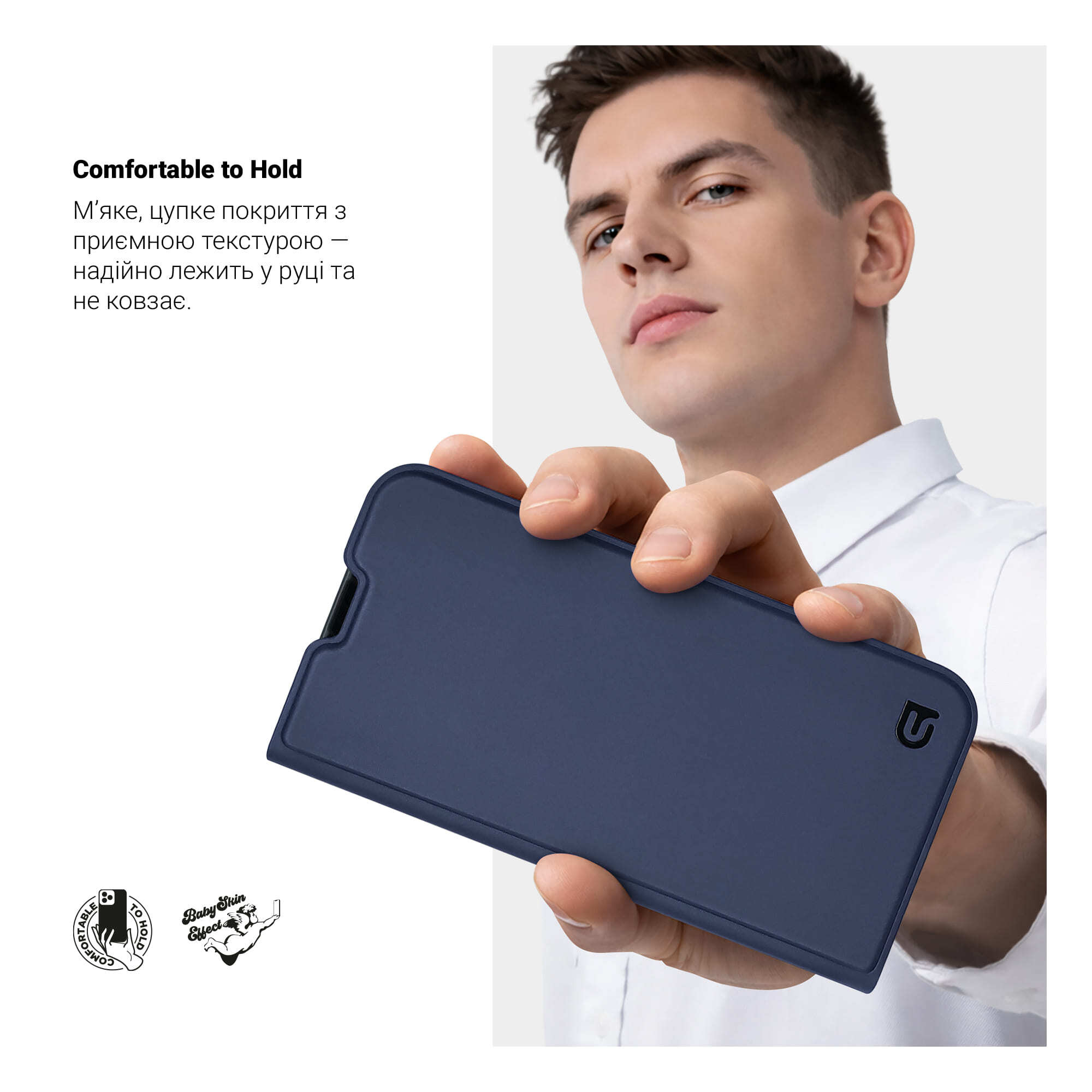 Чехол-книжка ArmorStandart OneFold Case для Xiaomi 14T Dark Blue (ARM79388) фото