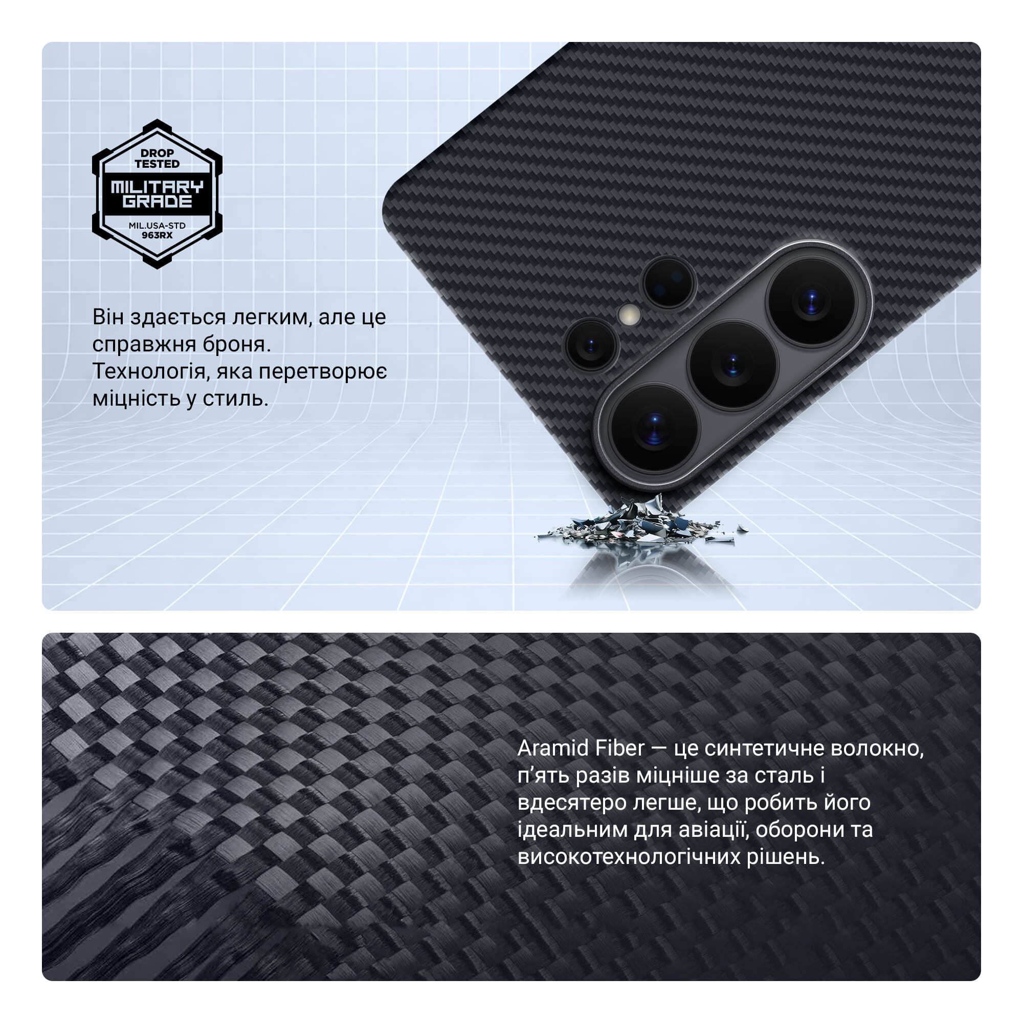 Чехол ArmorStandart BlackIcon Aramid Twill MagCase для Samsung S26 Ultra Black (ARM90147) фото