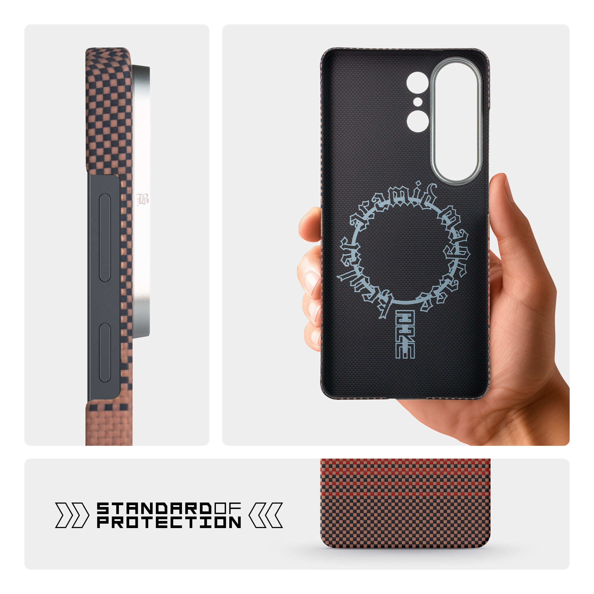 Чехол ArmorStandart BlackIcon Kevlar MagCase для Samsung S26 Ultra Sunset (ARM90158) фото