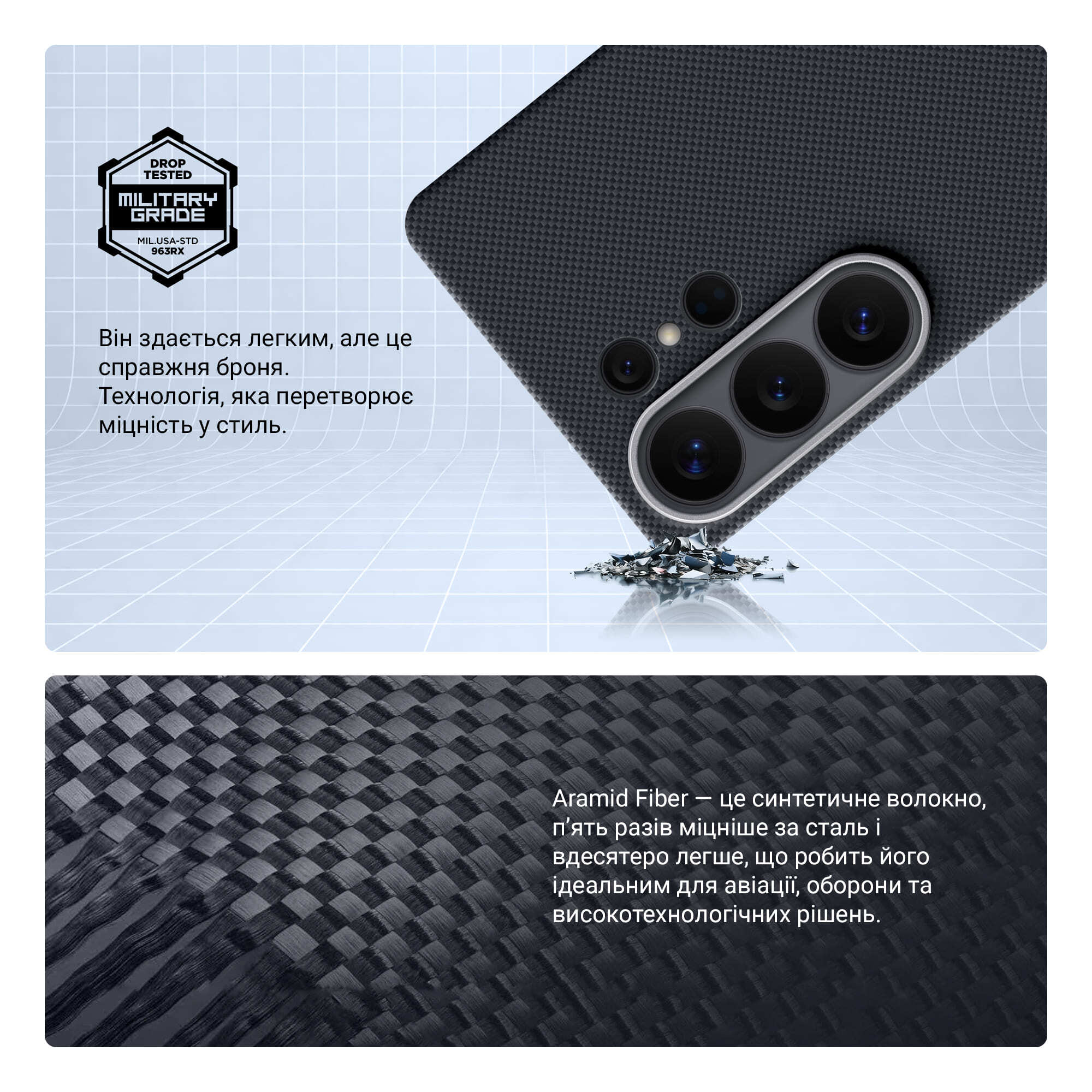 Чехол ArmorStandart BlackIcon Aramid Plain MagCase для Samsung S26 Ultra Black (ARM90166) фото4