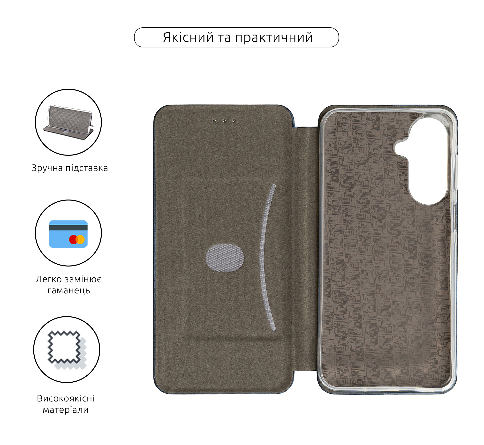 Чехол-книжка ArmorStandart G-Case для Samsung A27 5G Dark Blue (ARM89761) фото3