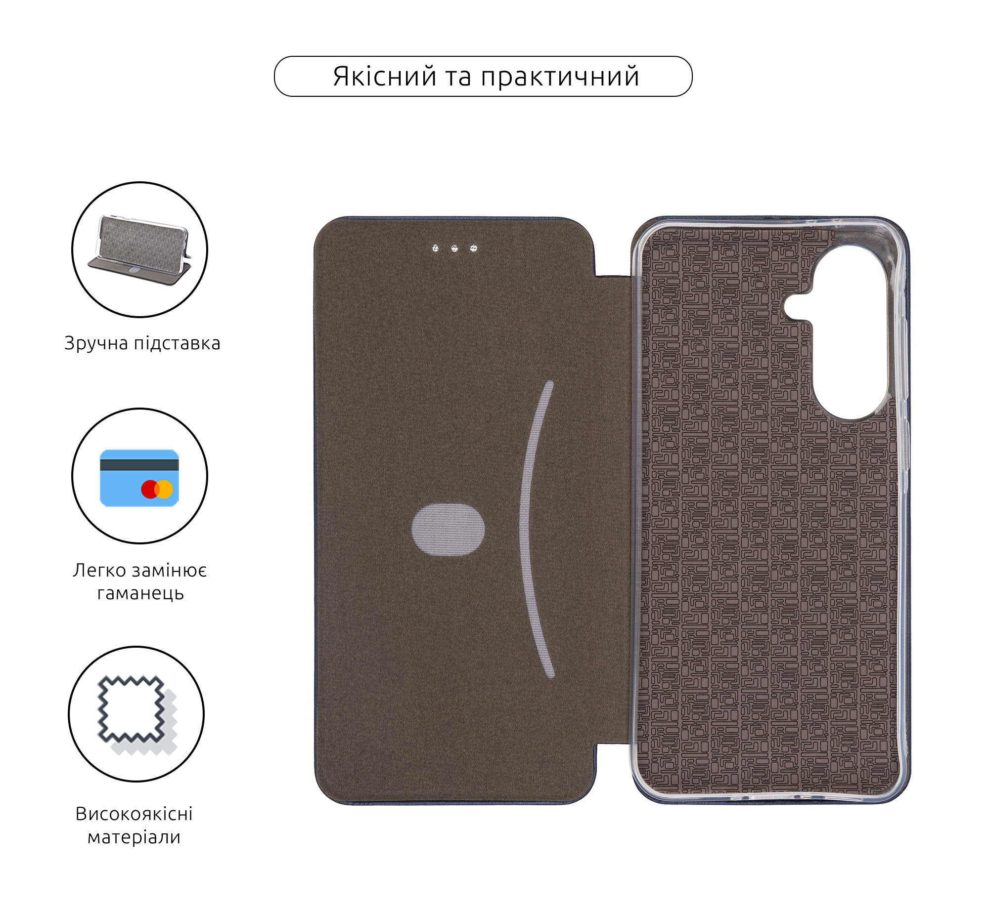 Чехол-книжка ArmorStandart G-Case для Samsung A37 5G Dark Blue (ARM89763) фото