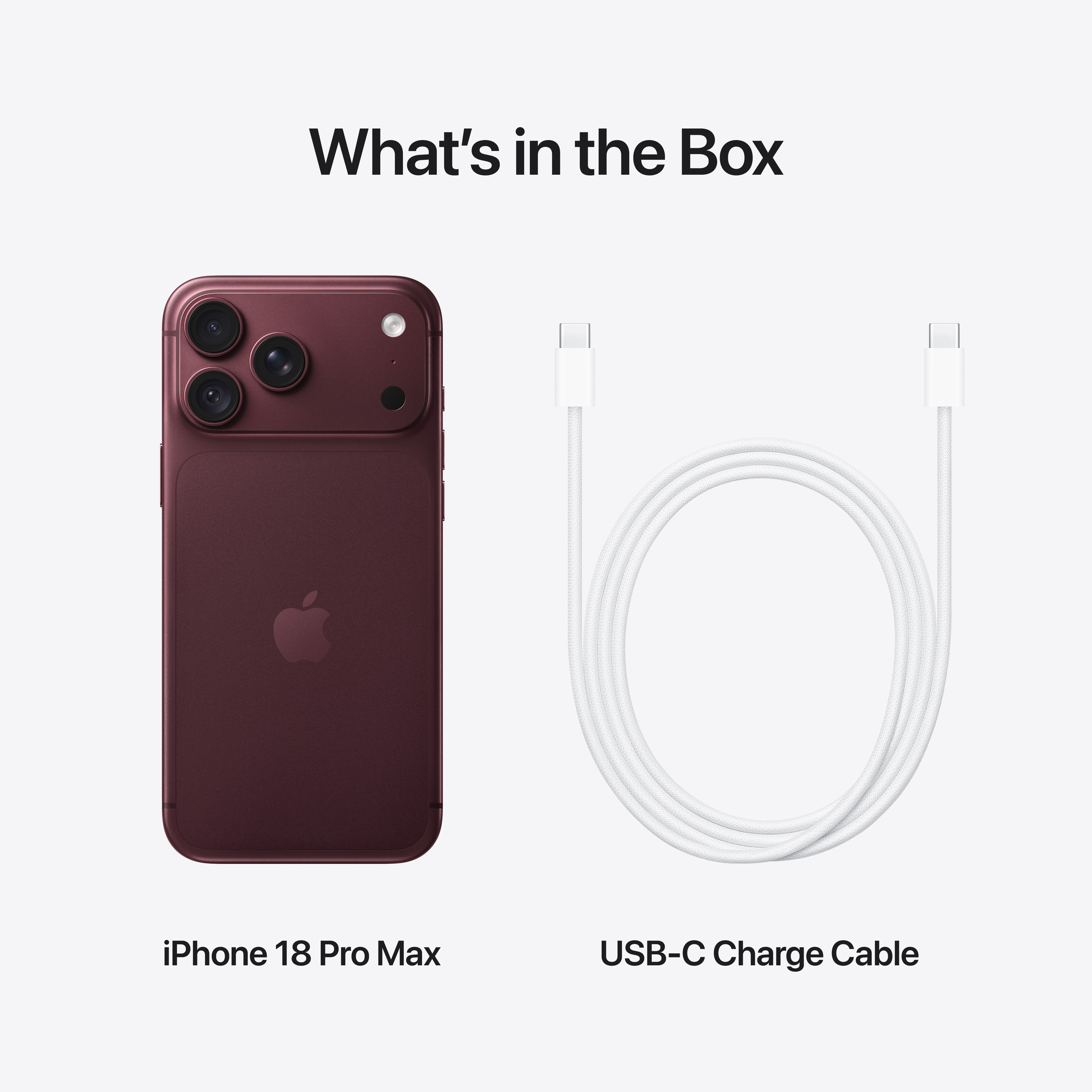 Смартфон Apple iPhone 18 Pro Max 256GB Burgundy (MJXQ4AF/A) фото