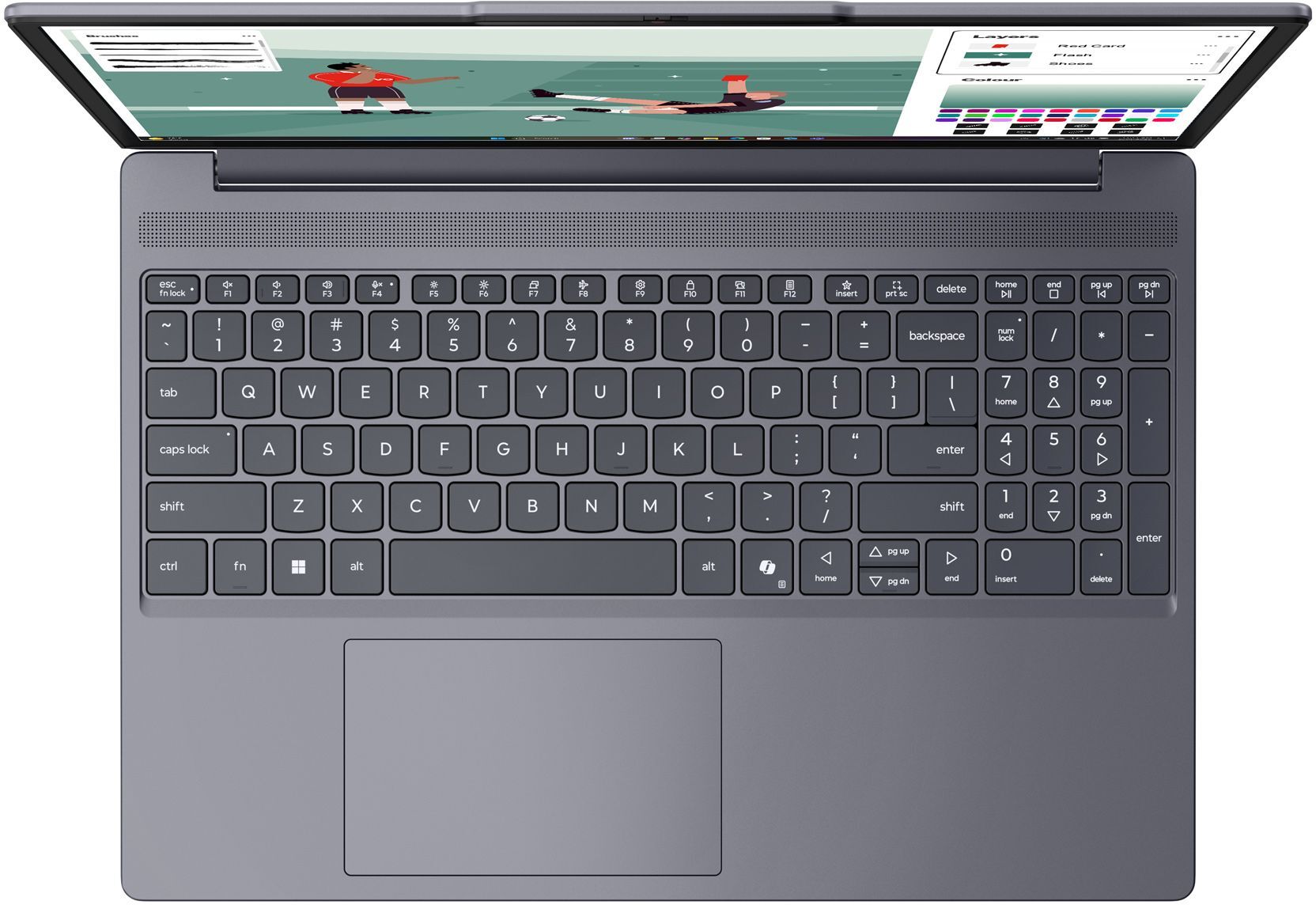 Ноутбук LENOVO IdeaPad Slim 3 15IPH11 Luna Grey (83UR00AGRA) фото6