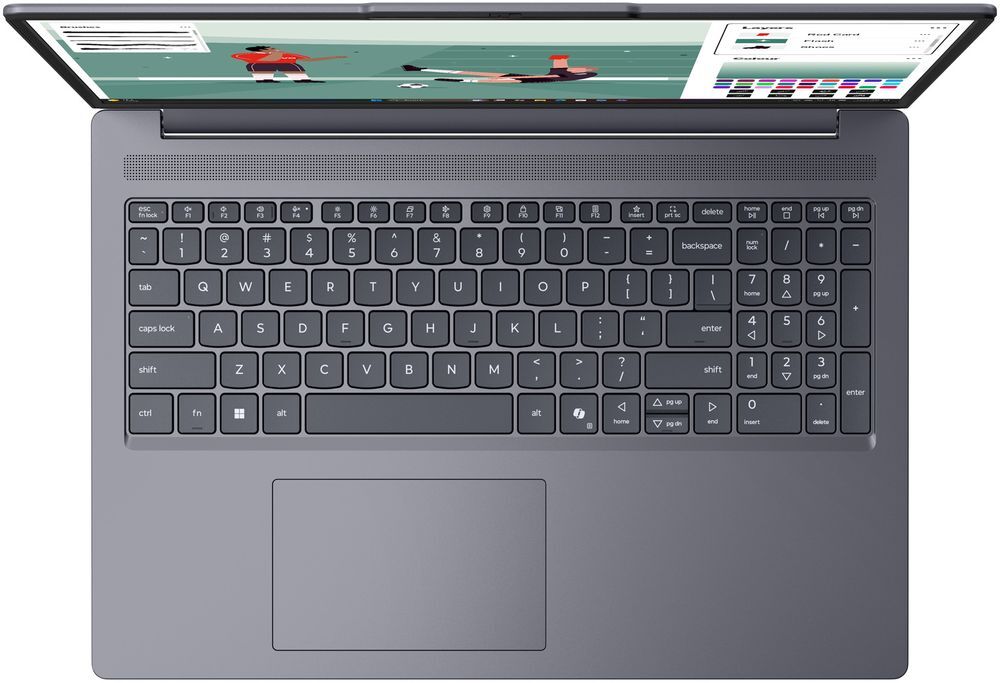 Ноутбук LENOVO IdeaPad Slim 3 16IPH11 Luna Grey (83US005ERA) фото4