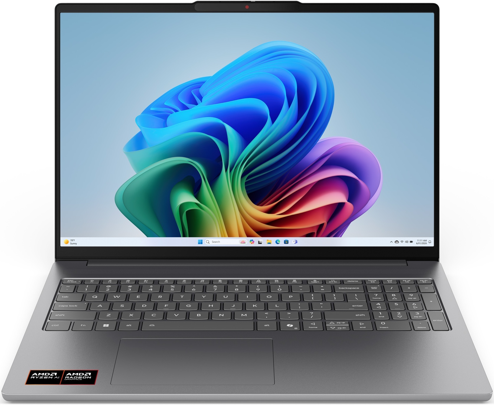 Ноутбук LENOVO IdeaPad Slim 5 16AHP11 Luna Grey (83S4002ARA) фото
