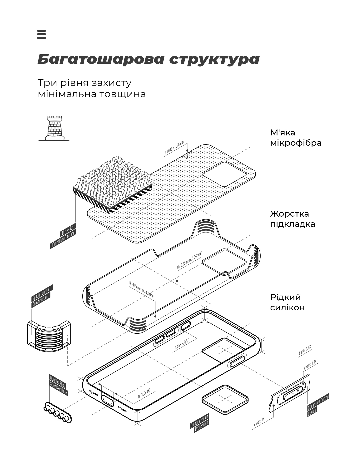 Чехол ArmorStandart ICON для OPPO Reno16 5G Camera cover Winter Blue (ARM92779) фото6