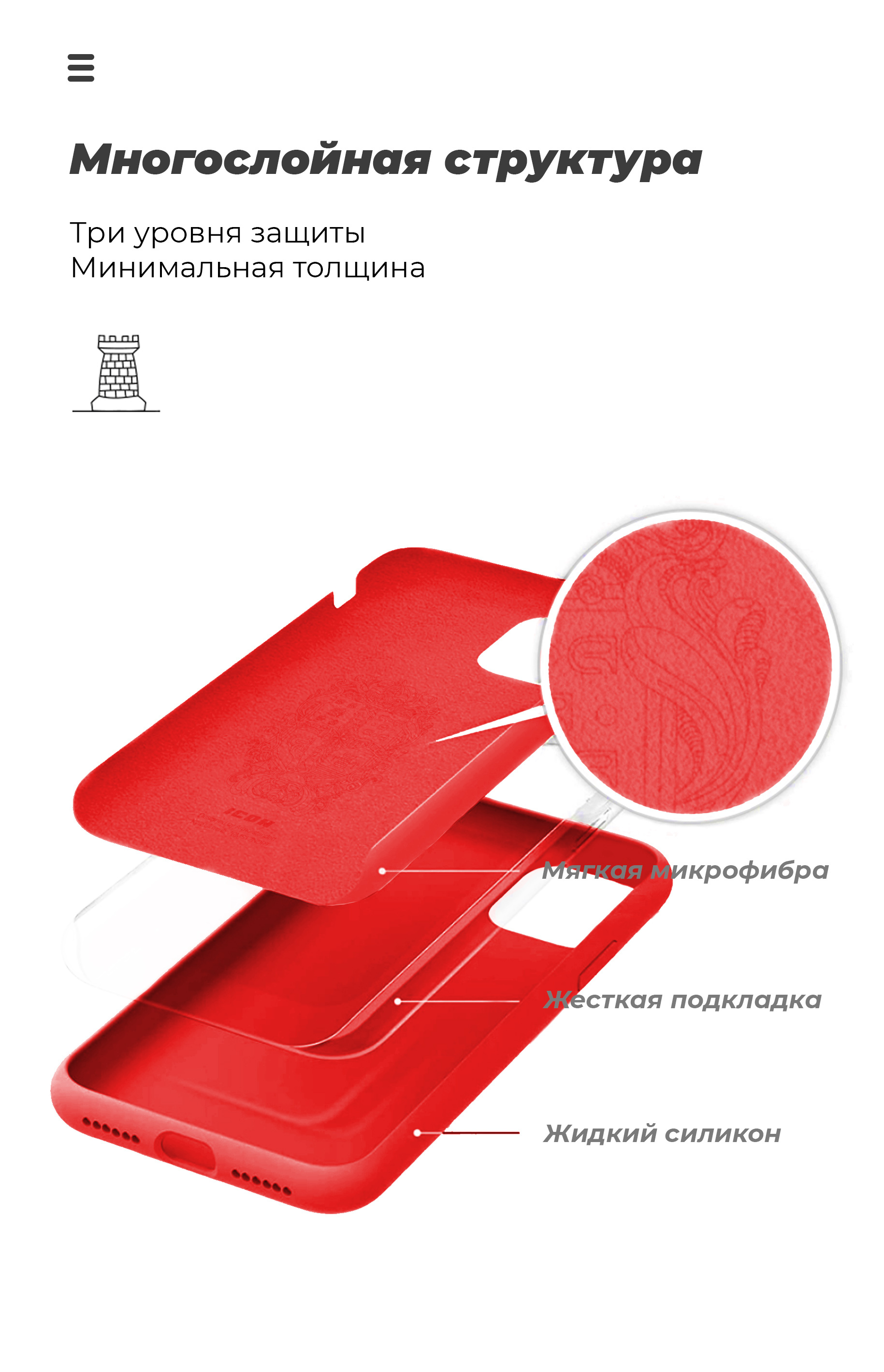 Чехол ArmorStandart ICON для Xiaomi Redmi 9C / 10A Chili Red (ARM57790) фото6