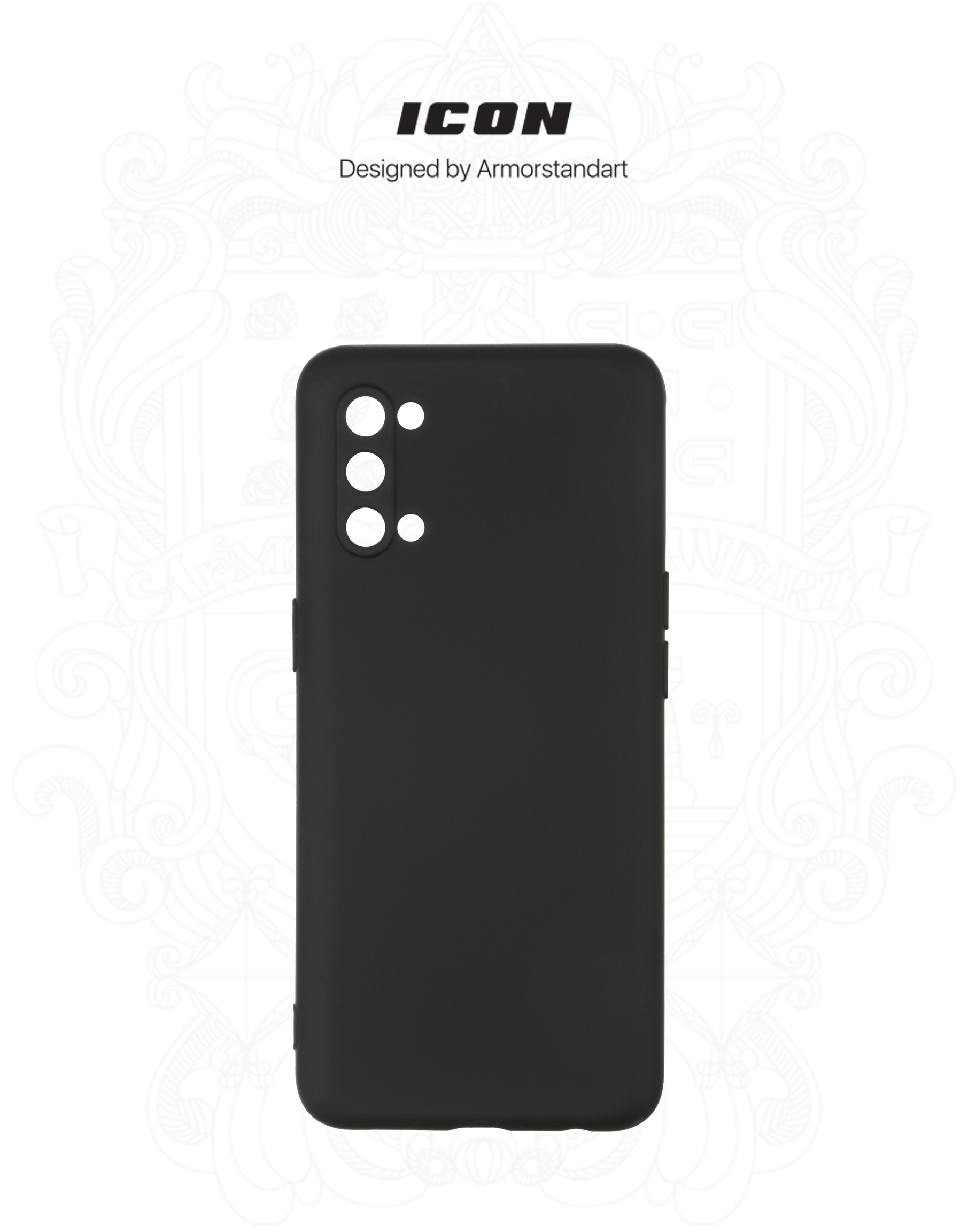 Чохол ArmorStandart ICON для OPPO Reno4 Camera cover Black (ARM57168) фото