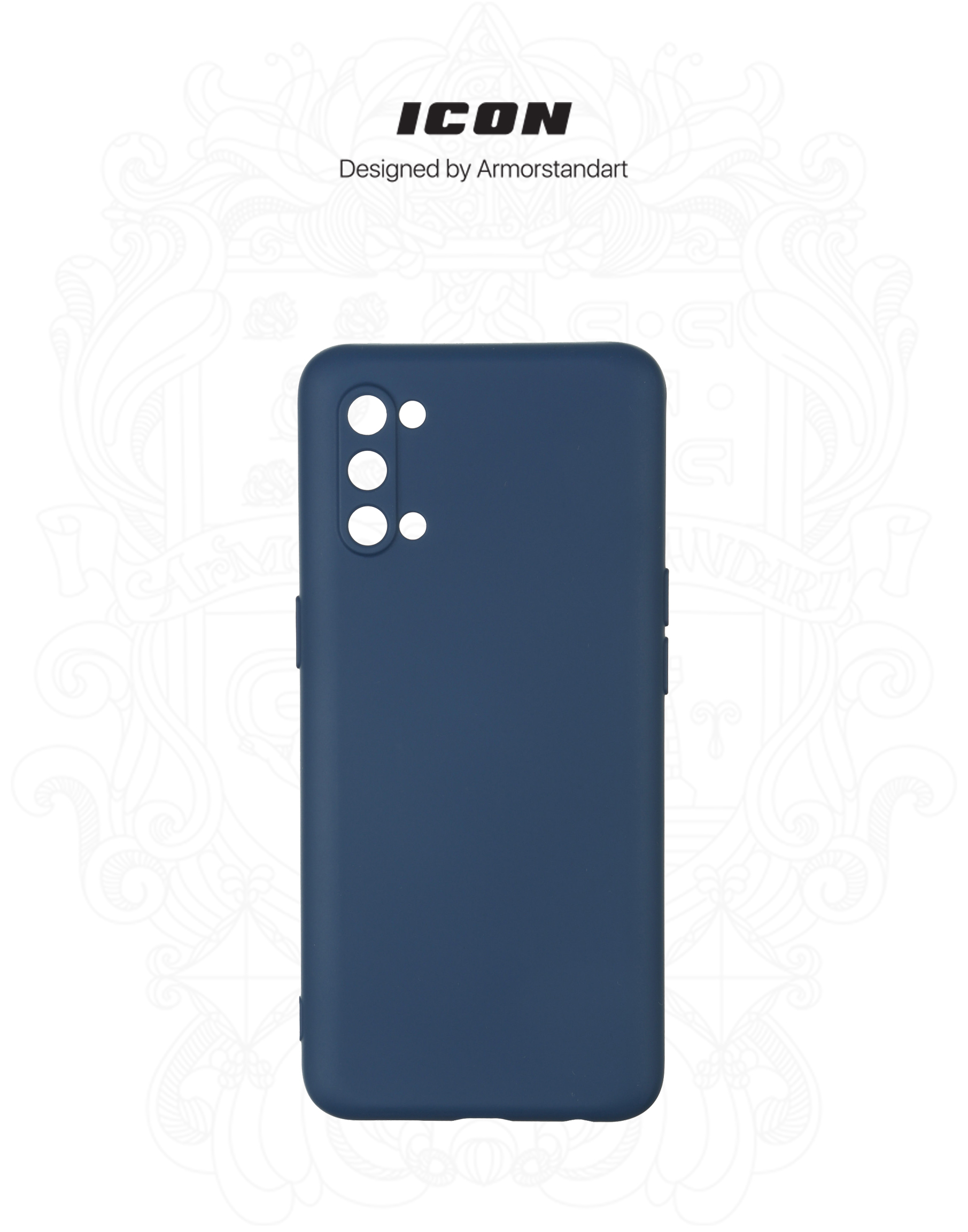Чохол ArmorStandart ICON для OPPO Reno4 Camera cover Dark Blue (ARM57169) фото