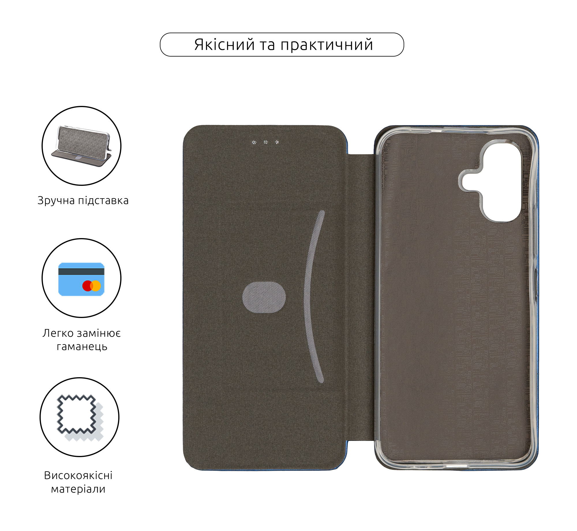 Чехол-книжка ArmorStandart G-Case для Infinix Smart 20 4G Blue (ARM91207) фото
