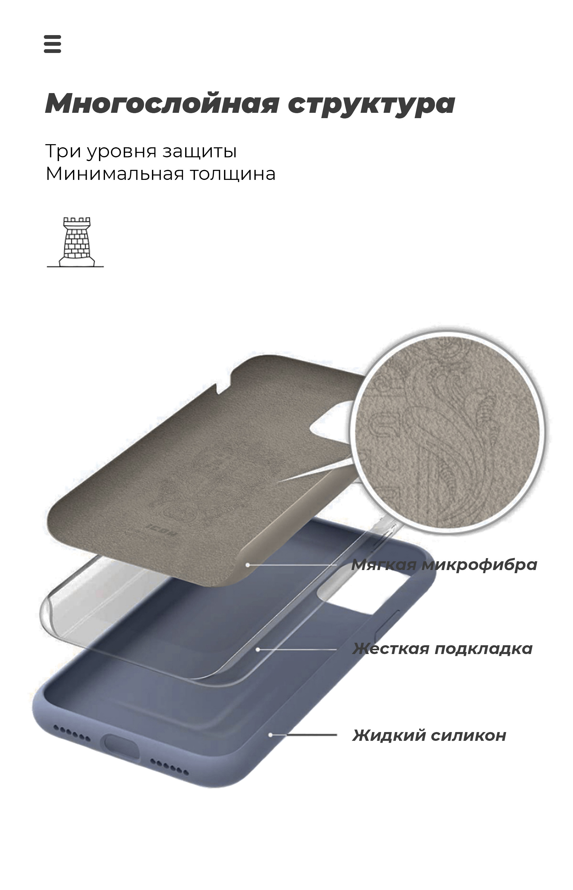 Чехол ArmorStandart ICON для Xiaomi Poco X2 Blue (ARM57322) фото6