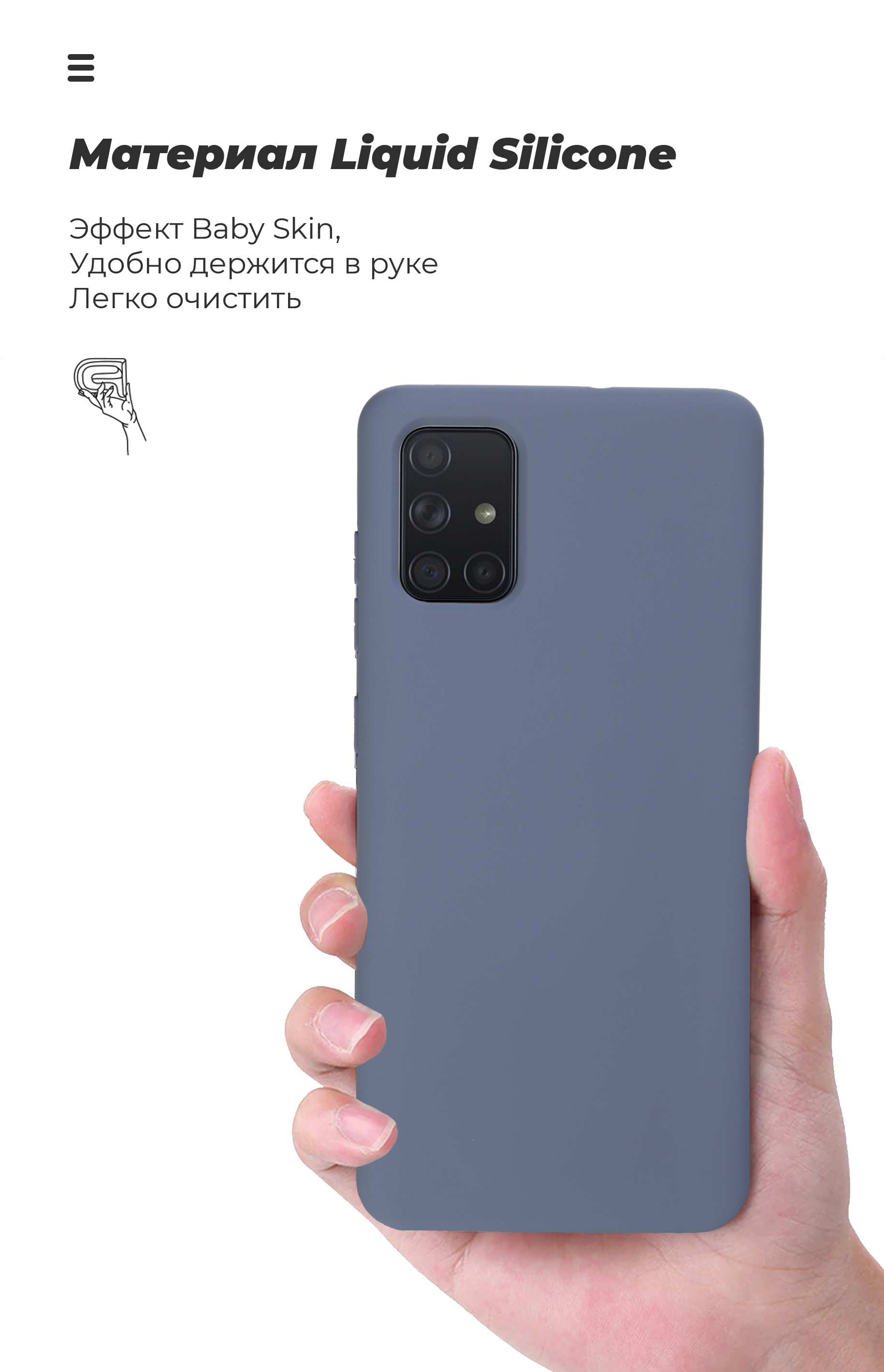 Чехол ArmorStandart ICON для Xiaomi Poco X2 Blue (ARM57322) фото7
